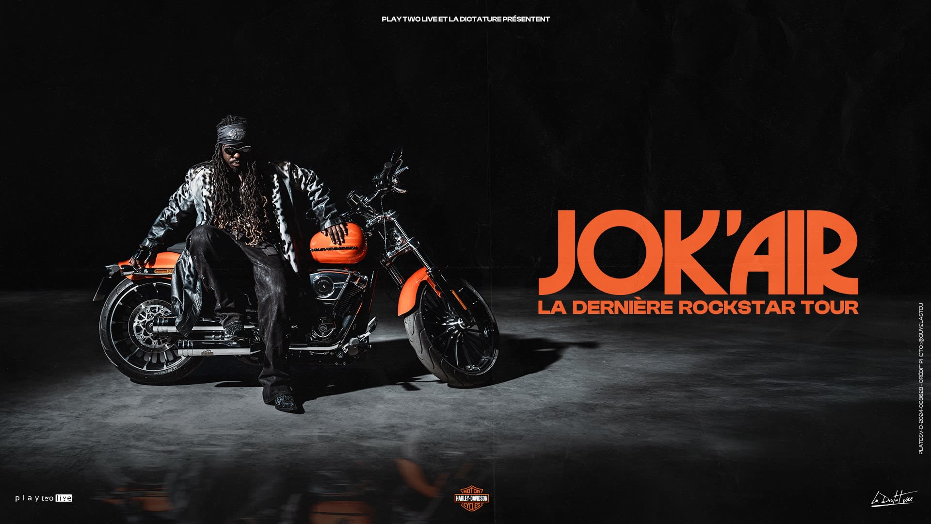 Après 4 disques d’or et un double disque de platine, Jok’Air lance la Dernière Rockstar Tour. Viens découvrir son dernier single ‘Nouméa’ en live le 3 novembre 2027 au Zénith de Clermont-Ferrand. Préinscris-toi dès maintenant 🎟️ 