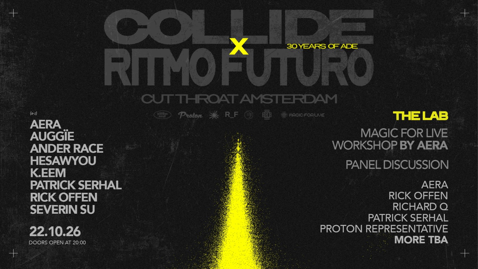 Collide X Ritmo Futuro Ade 2026 Showcase, Workshop & Panel