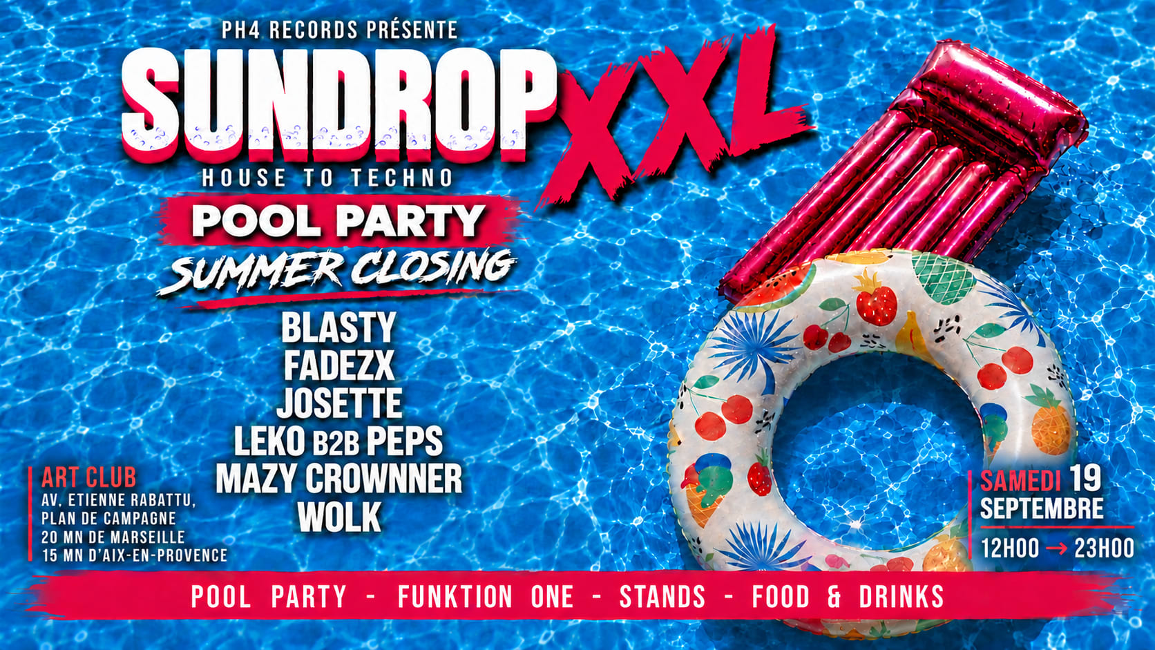 Ph4 Records Présente : Sundrop Xxl III — Summer Closing