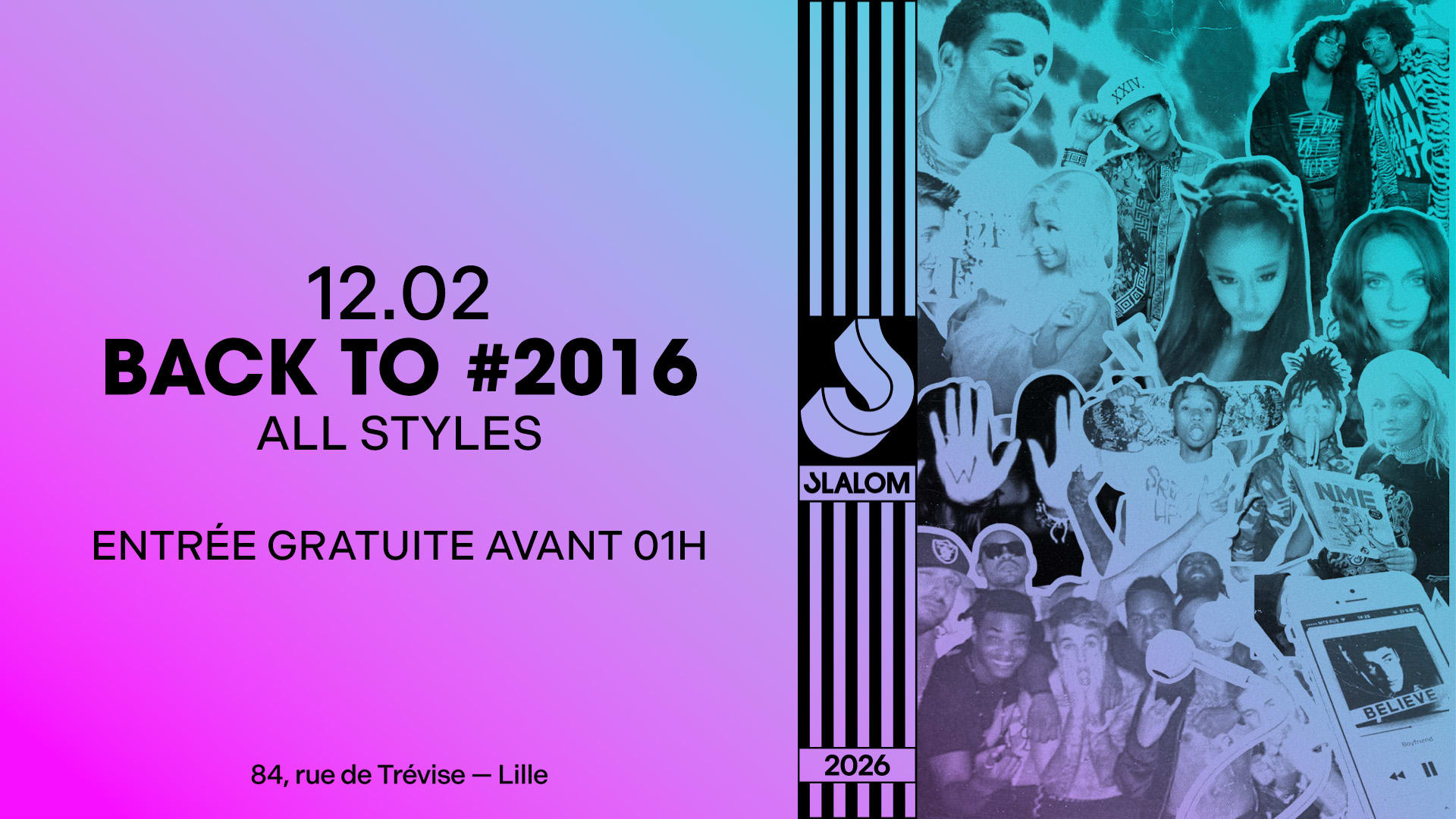 SLALOM : Back to #2016 [Gratuit av. 01h]