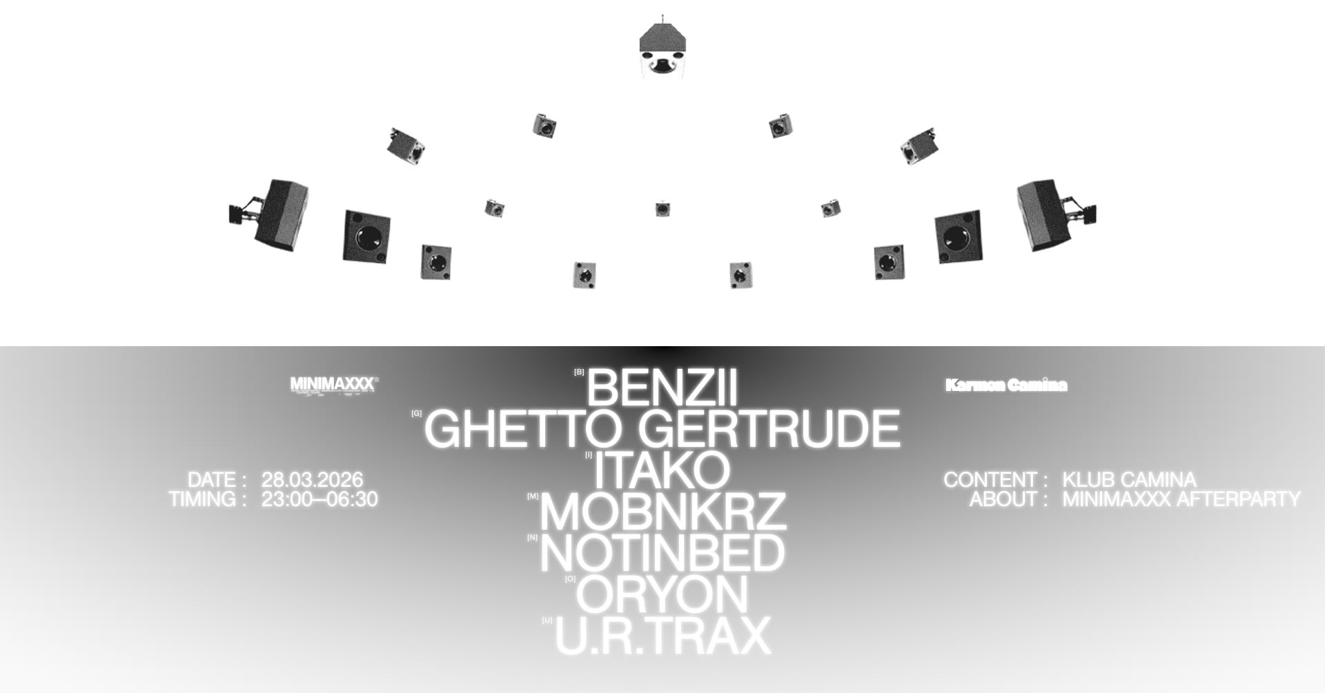 KLUB CAMINA x MINIMAXXX [u.r.trax, Benzii, notinbed &+]