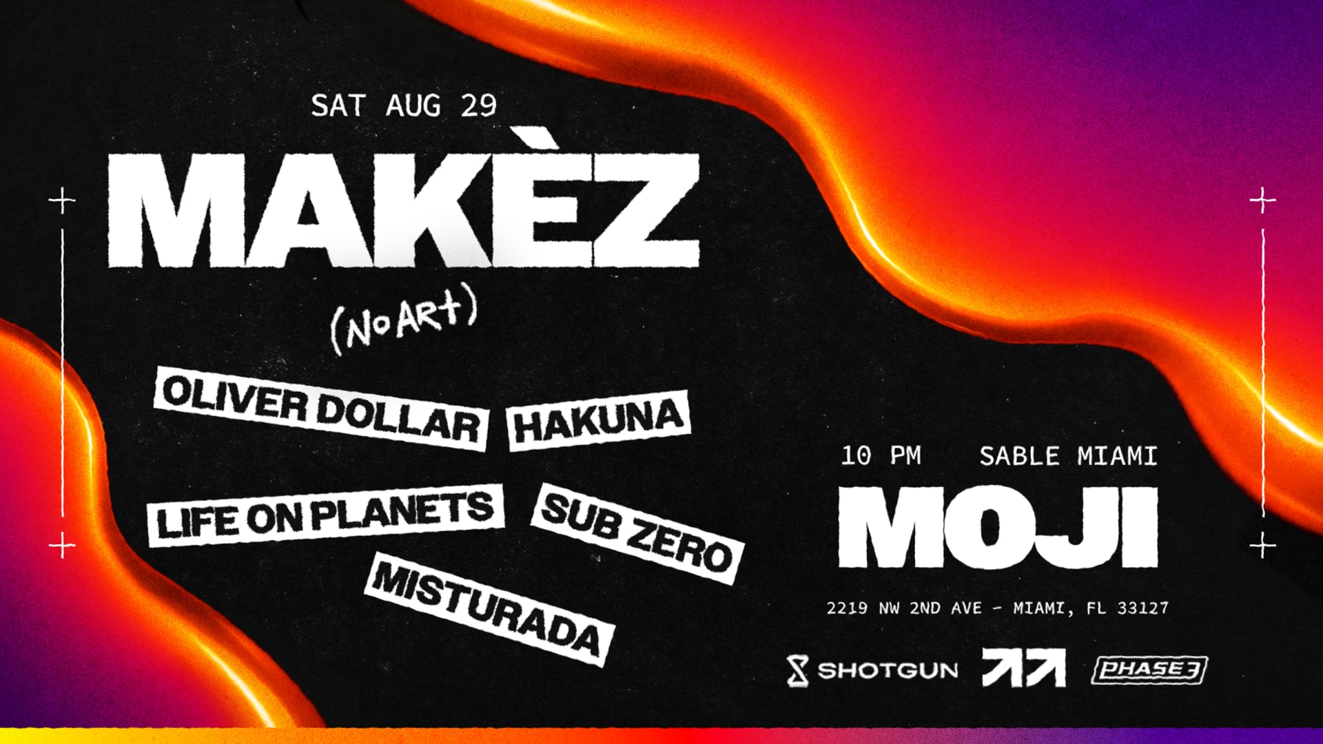 No Art - Makèz Album Release Tour