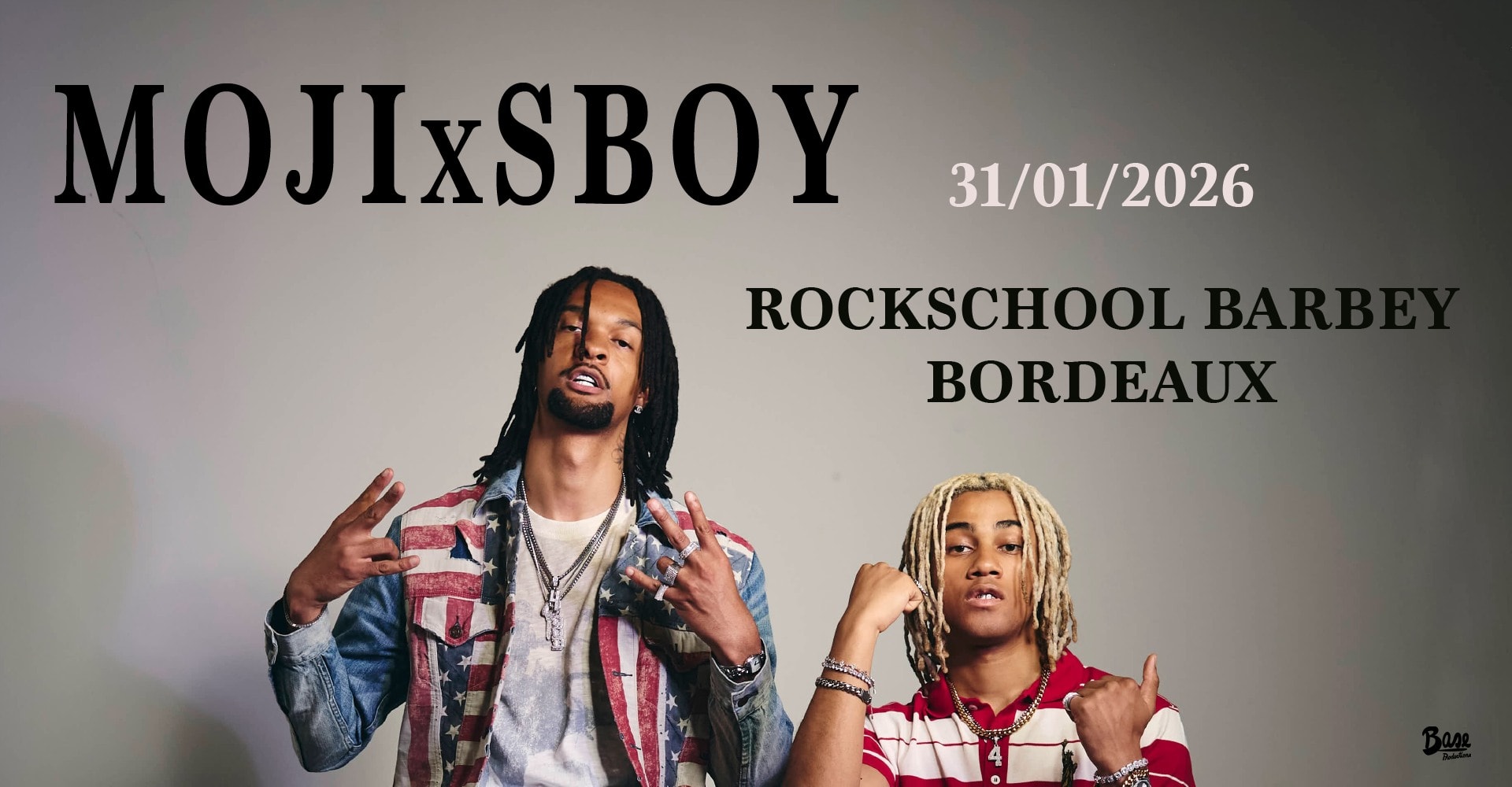 Retrouve Moji x Sboy à la Maison Bleue à Strasbourg le 7 février prochain ⚡️ Le duo belge s’impose comme l’un des projets les plus singuliers du rap francophone, avec une vibe unique, des millions de streams et des shows complets partout en Europe. Prends vite ta place 🔥