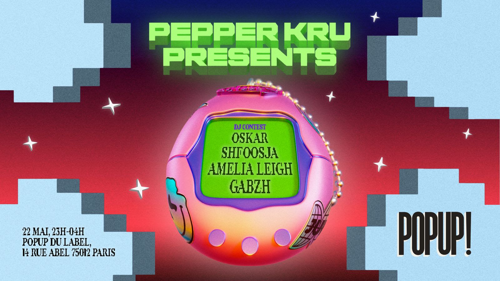 Pepper Kru Presents Oskar, Shfoosja, Amelia Leigh, Gabzh