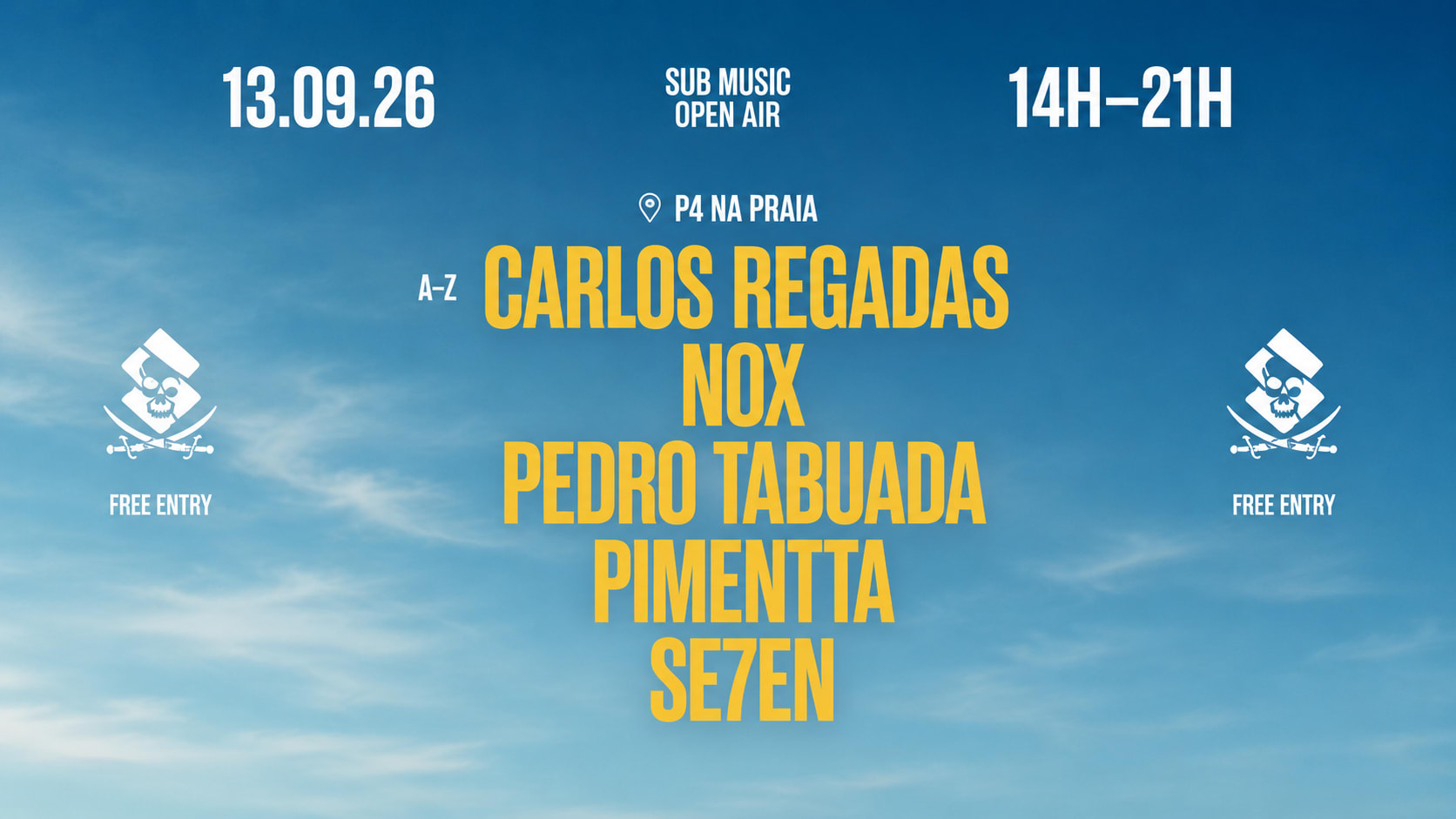 SUB Open air  - P4 na Praia ;