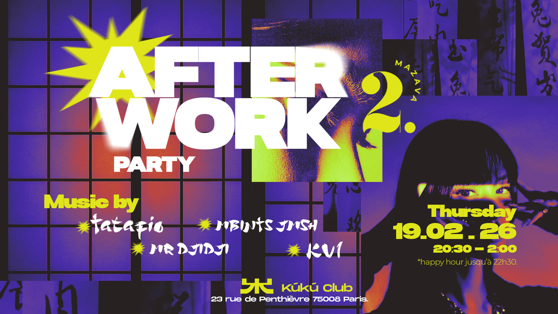 Afterwork By 2mazava - 19.02
