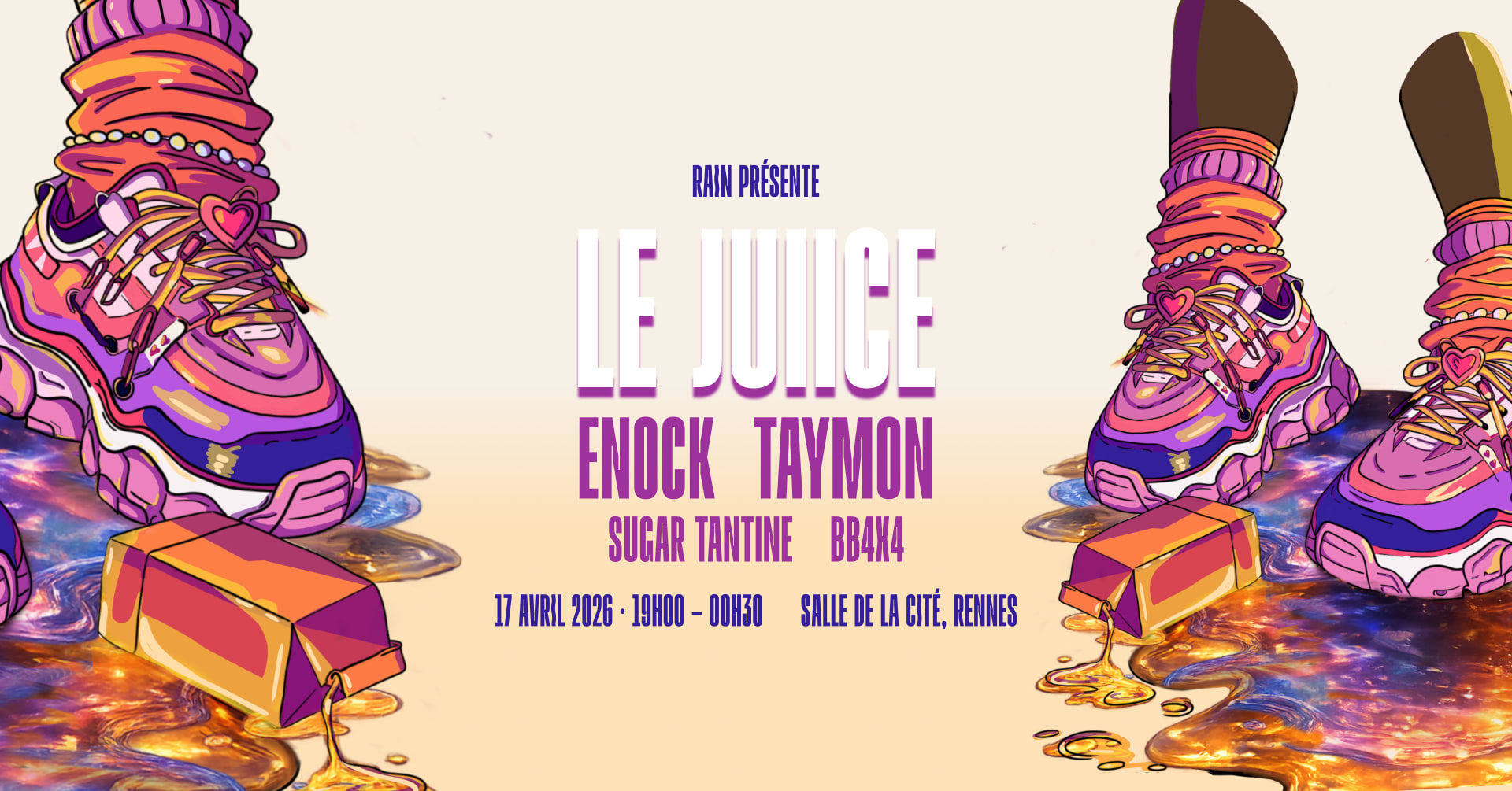 Rain Présente Le Juiice+Enock+Taymon+Sugar Tantine+Bb4x4