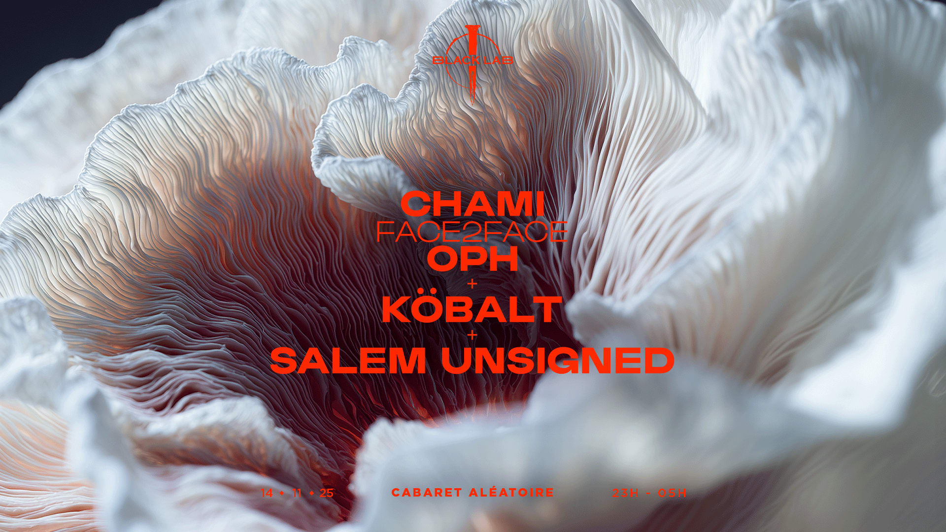 14/11 | Club Cabaret X Black Lab : Chami F2f Oph