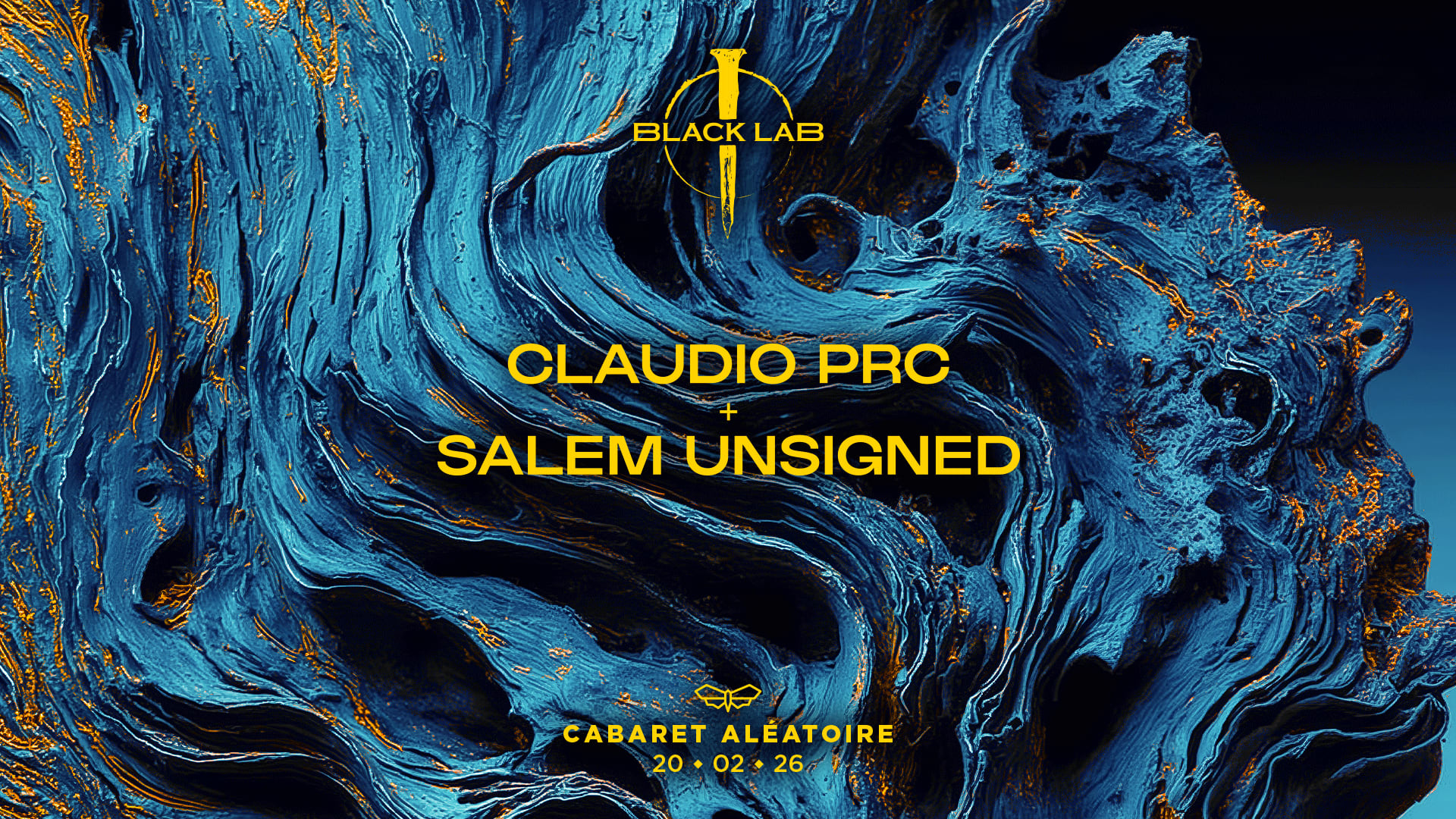 20/02 | Club Cabaret : Black Lab Invite Claudio Prc
