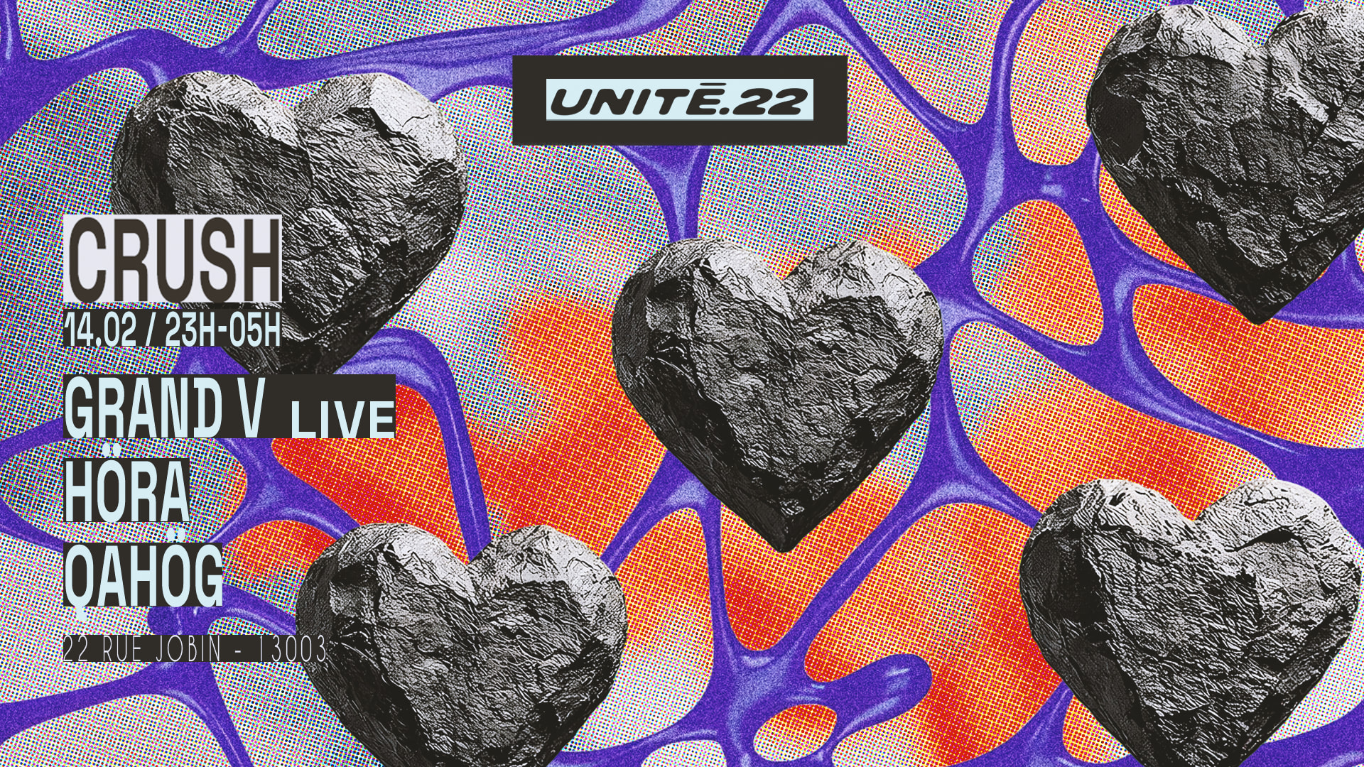 Crush : Grand V (Live), Höra, Qahög