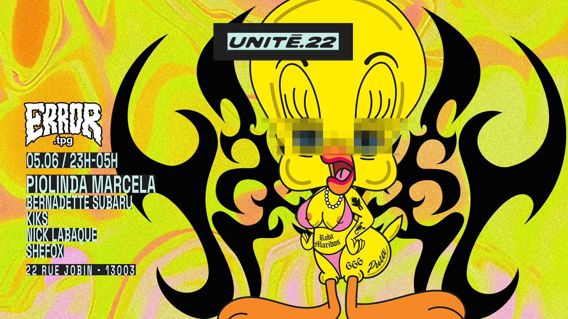 UNITÉ.22 x ERROR.TPG : Piolinda Marcela & more