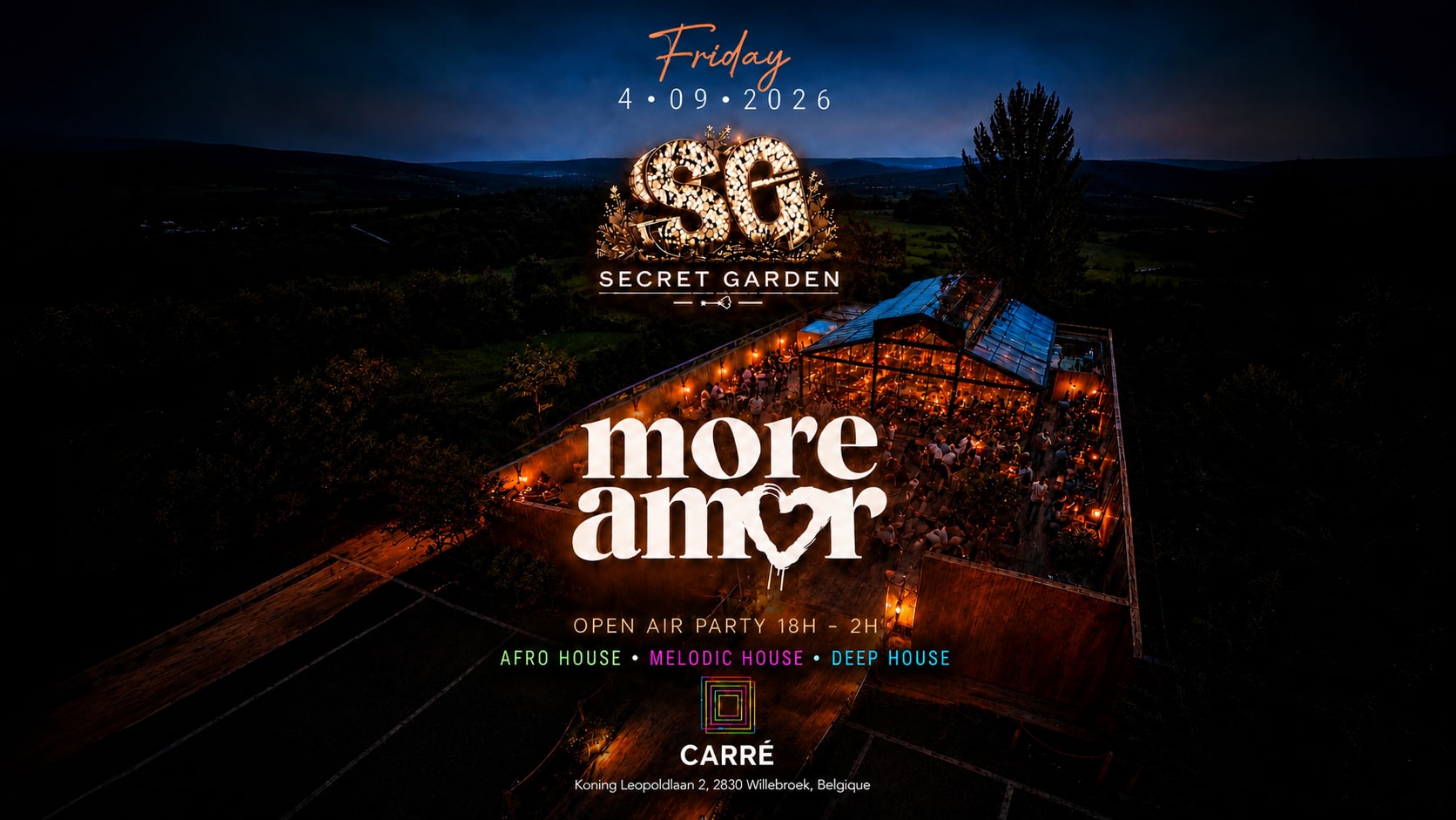 Secret Garden X More Amor At Carré