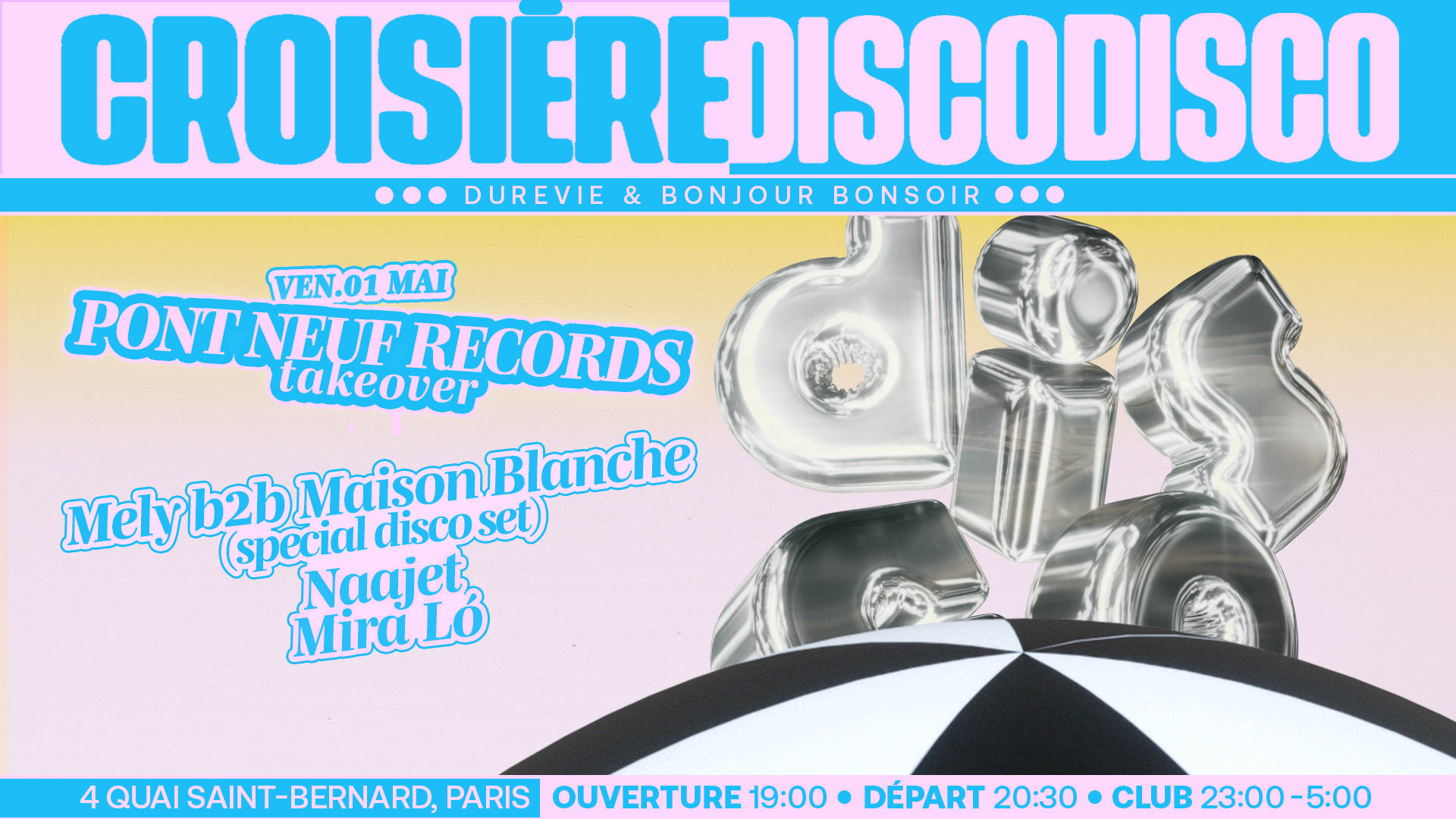 Disco Disco Croisière : Pont Neuf Records & More