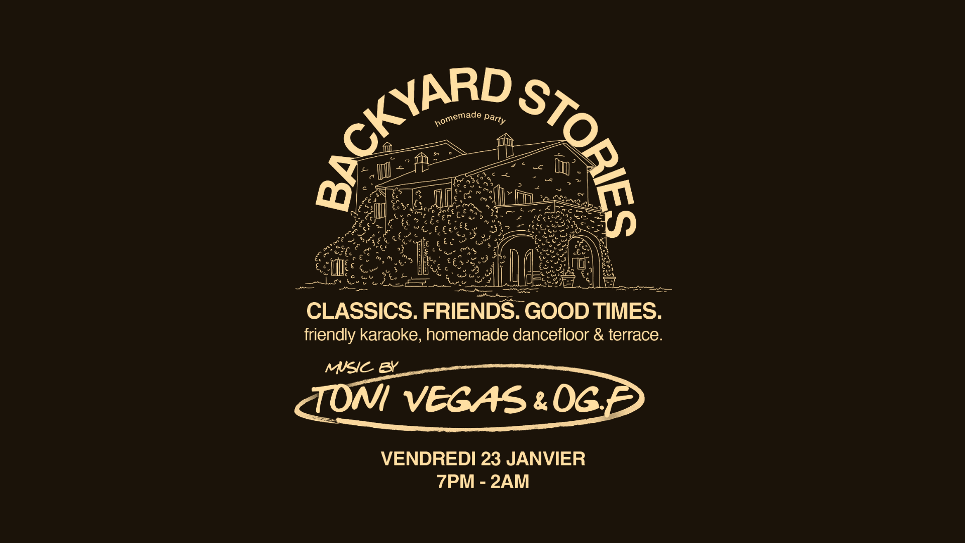 Backyard Stories - Ven. 23 Janvier