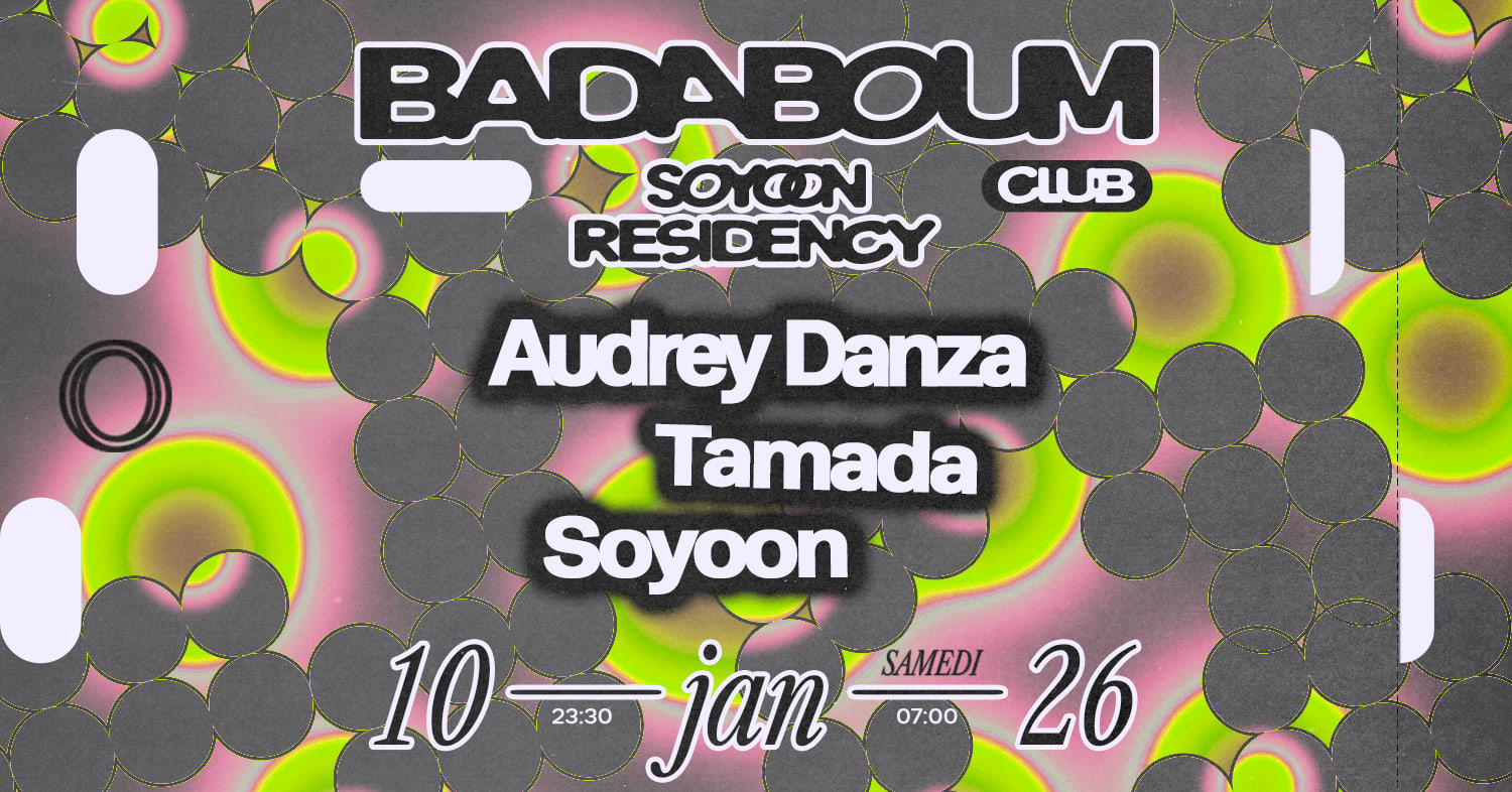 Club — Soyoon Residency: Audrey Danza, Tamada