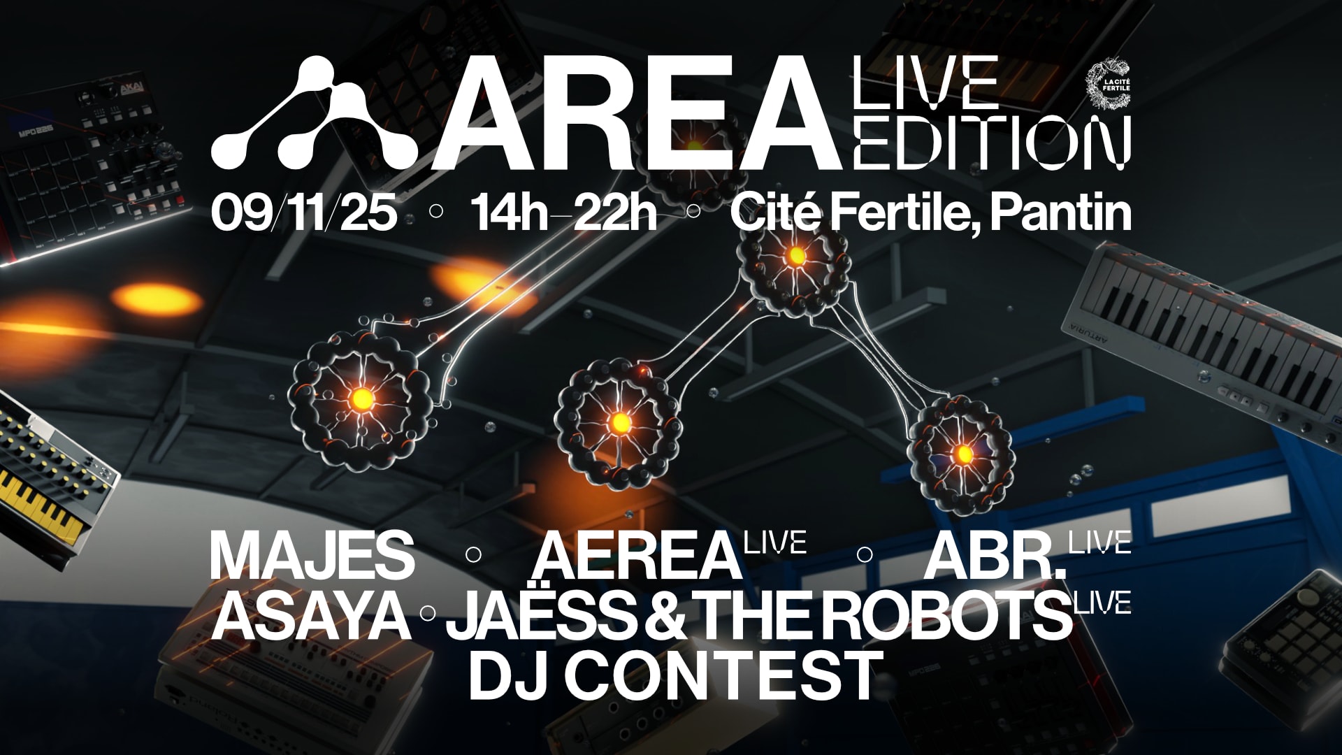 AREA LIVE EDITION : AEREA, ASAYA, JAËSS, ABR., MAJES & more