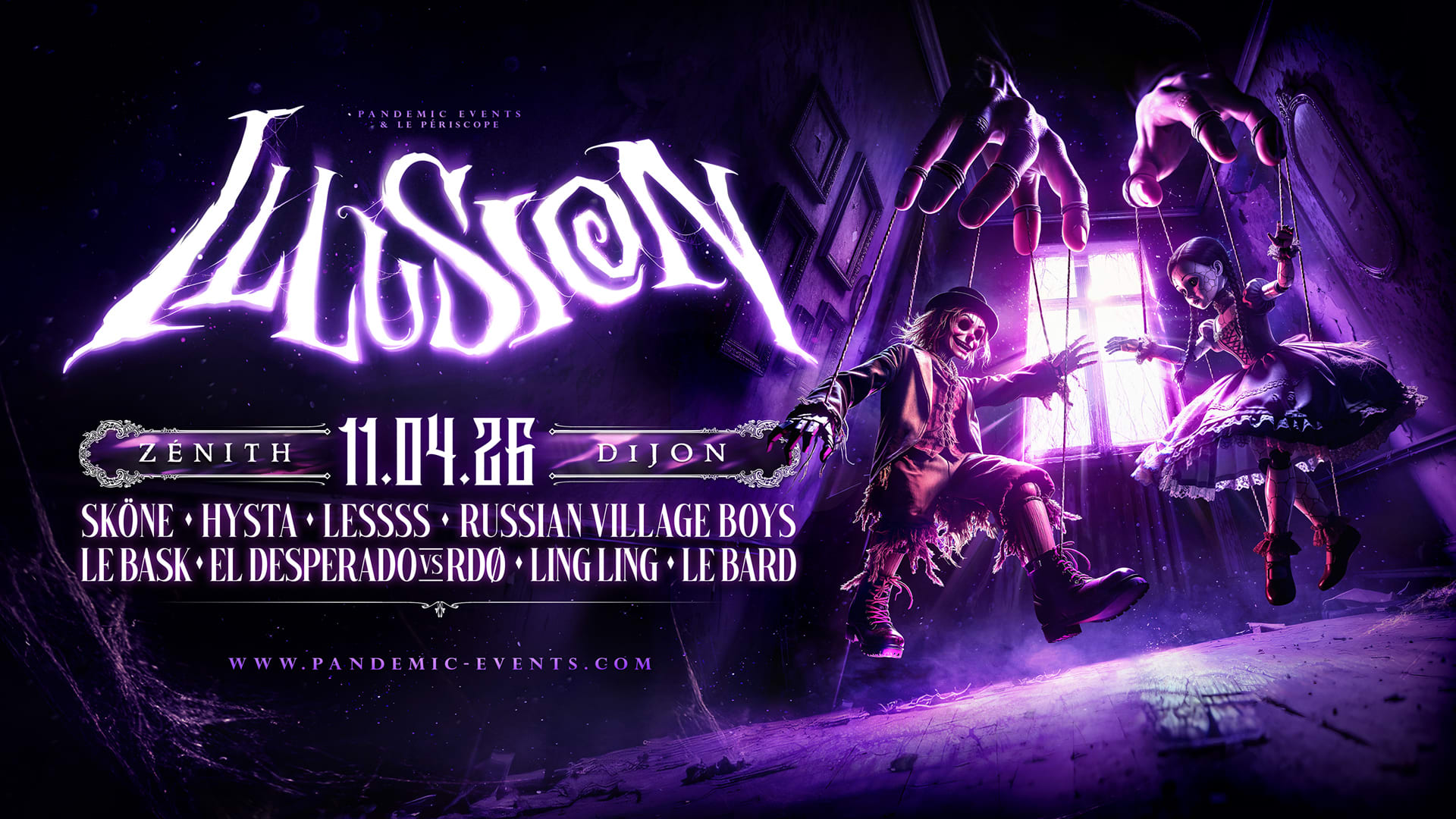 ILLUSION arrive… et ça va être énorme. Rendez-vous le 11 avril 2026 au Zénith de Dijon pour une édition encore plus massive ! 🔊 Billets disponibles, viiite ! 🎫🏃