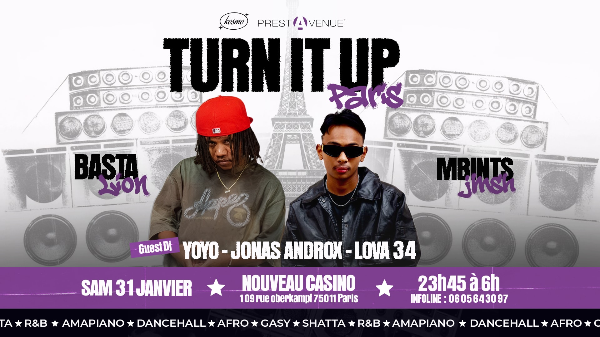 Turn It Up Paris By Kosmo X Prestavenue