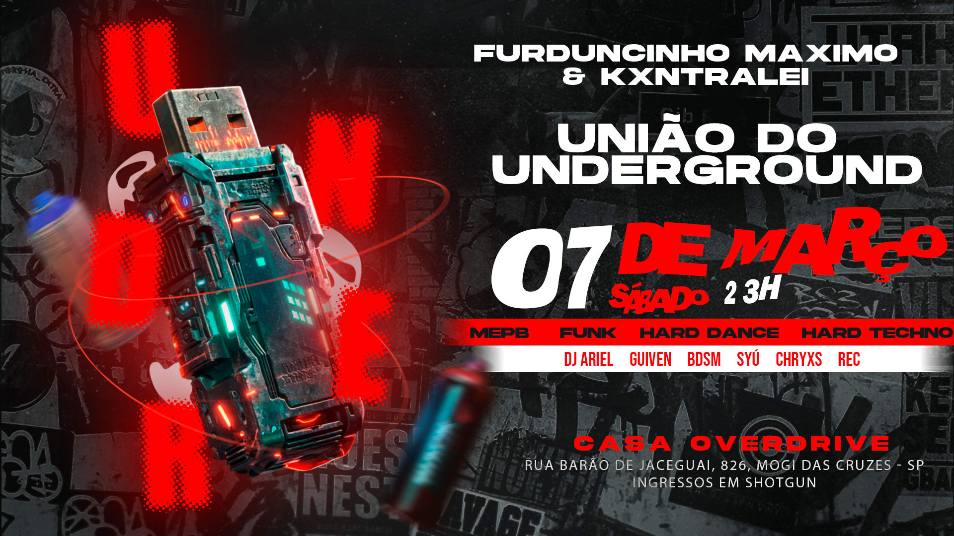 FURDUNCINHO MÁXIMO + KXNTRALEI: União do Underground.