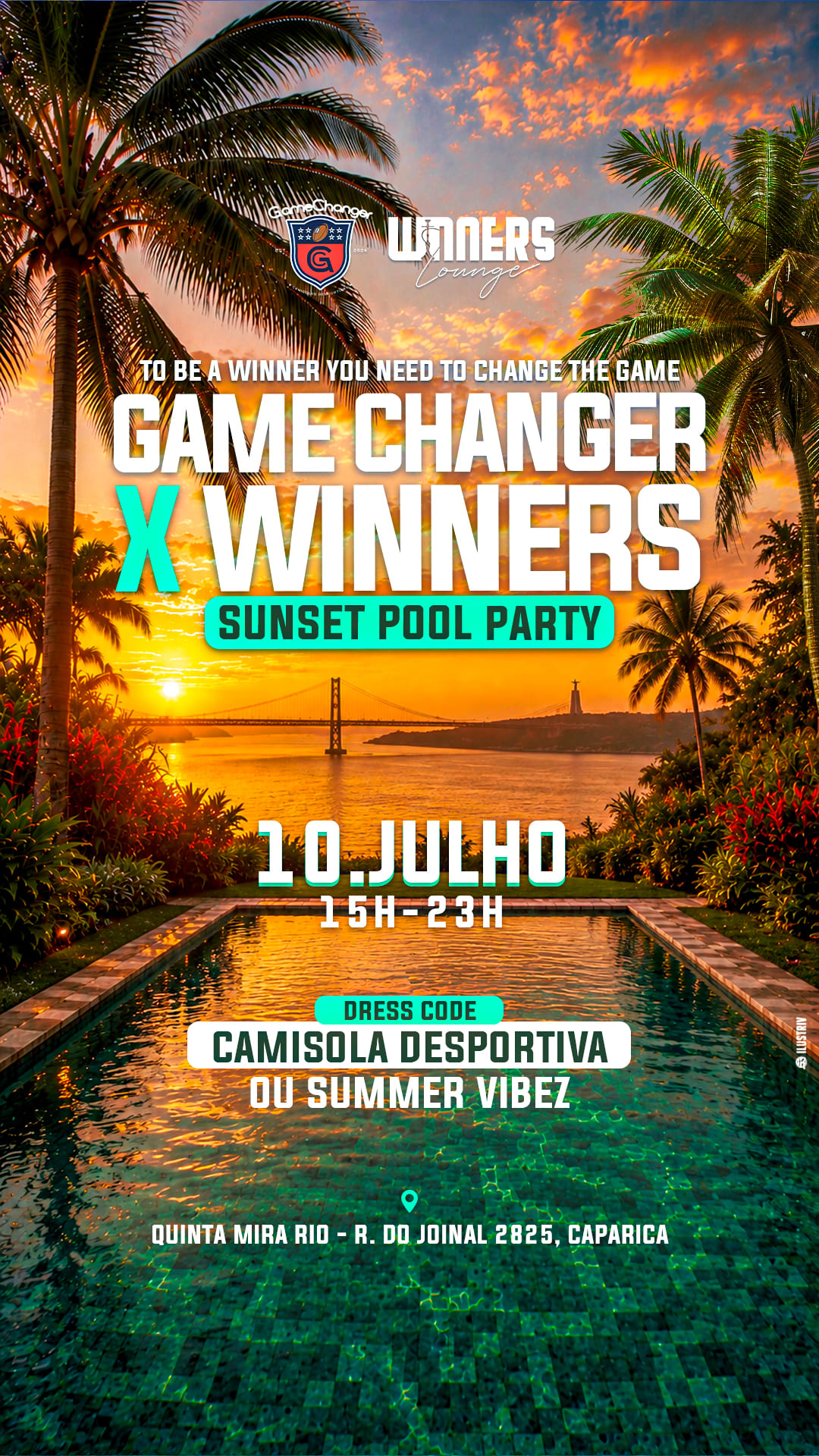 Game Changer&Winners Sunset Pool Party