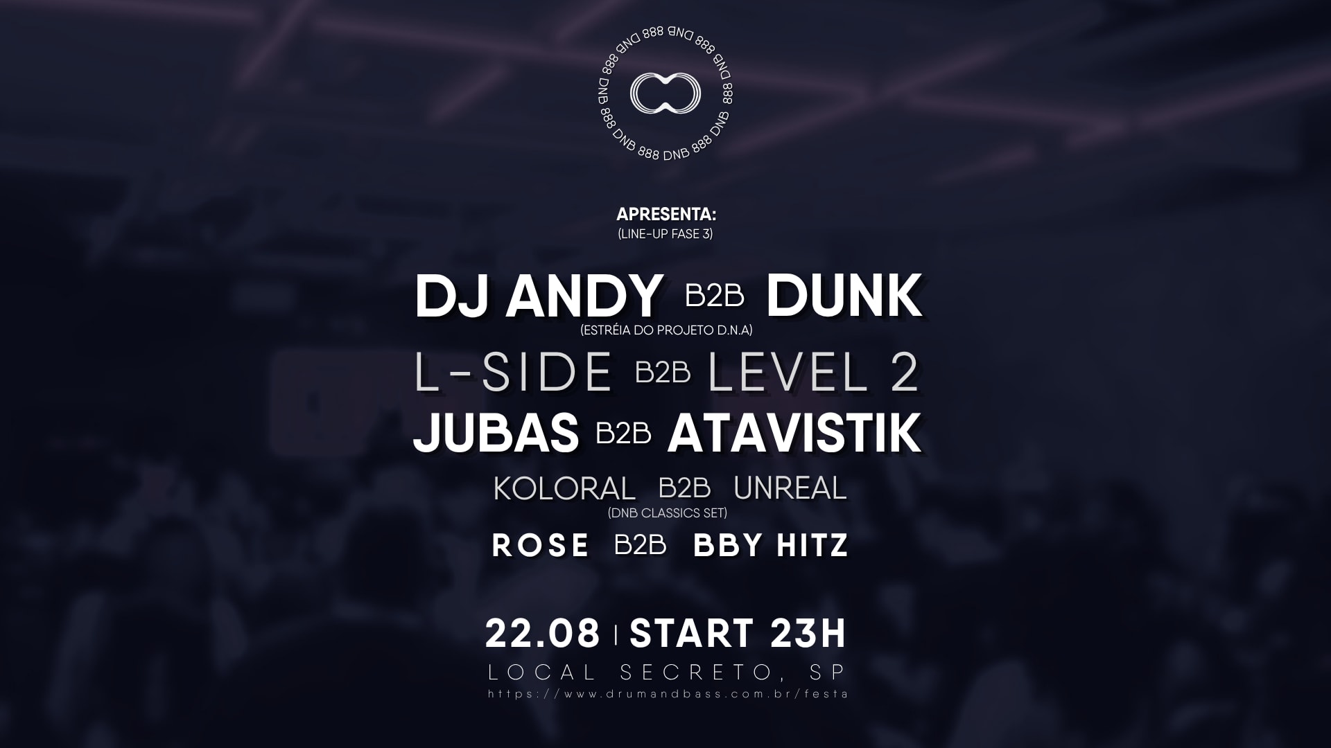 888dnb Apresenta: Dj Andy, L-Side, Level 2, Koloral E +