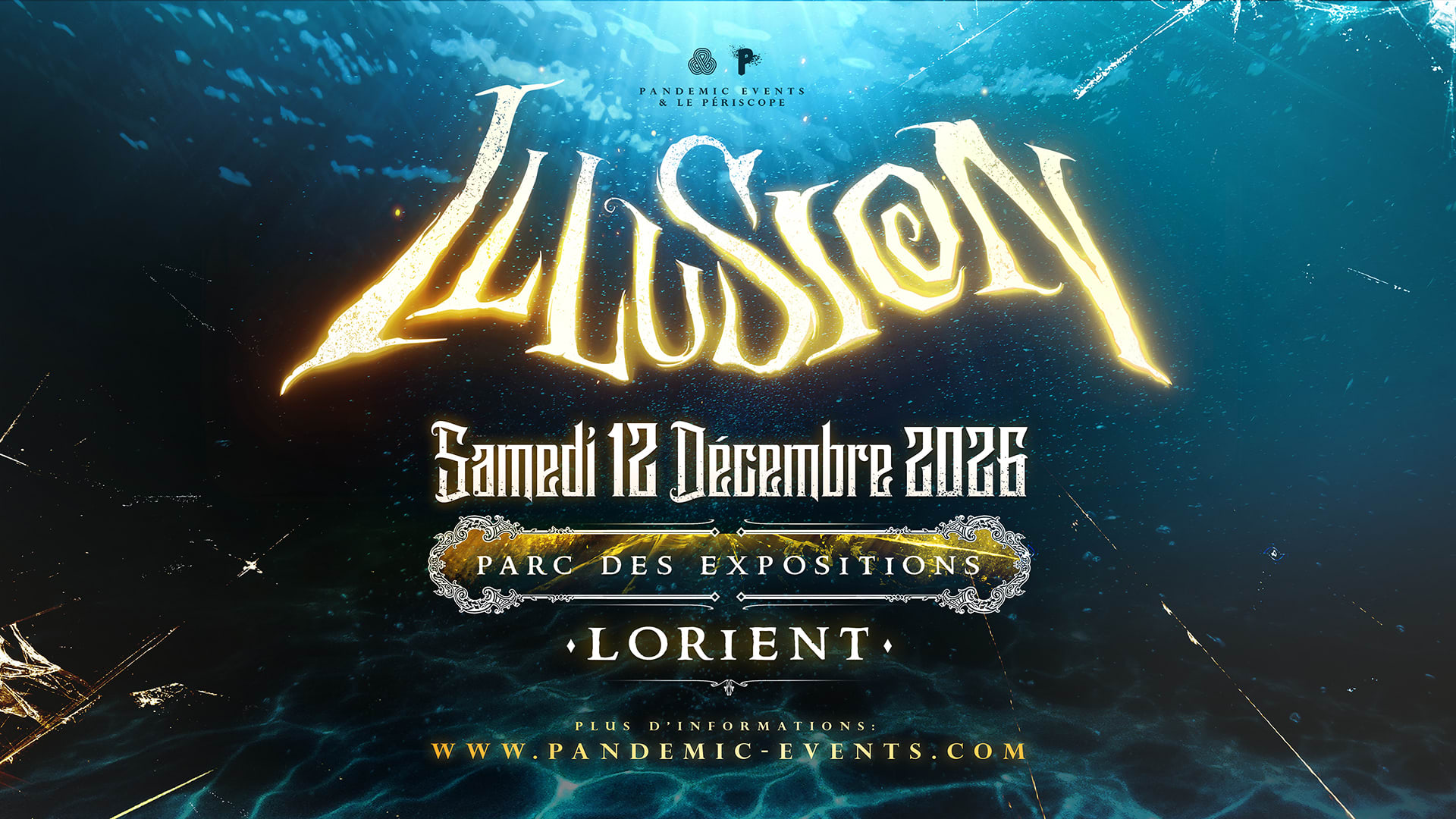 🪄 Lorient, prêt.e.s pour une soirée de l'étrange ? ILLUSION s'installe au Parc des Expos, et compte bien vous faire vibrer aux sons des basses hard techno le 12 décembre 2026 🔊 Places dispos !