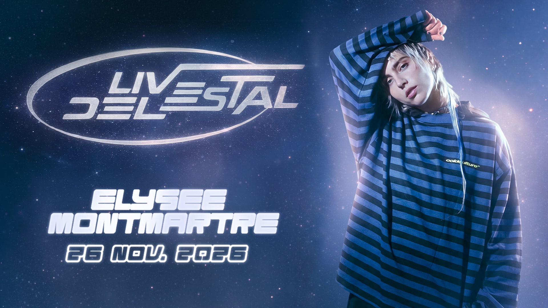 Entre techno, break beat et trance mélancolique, Liv Del Estal fera vibrer Paris le 26 novembre prochain à l’Elysée Montmartre !⚡️ Un live intense et magnétique à ne pas manquer. 🎫 Billetterie ouverte !