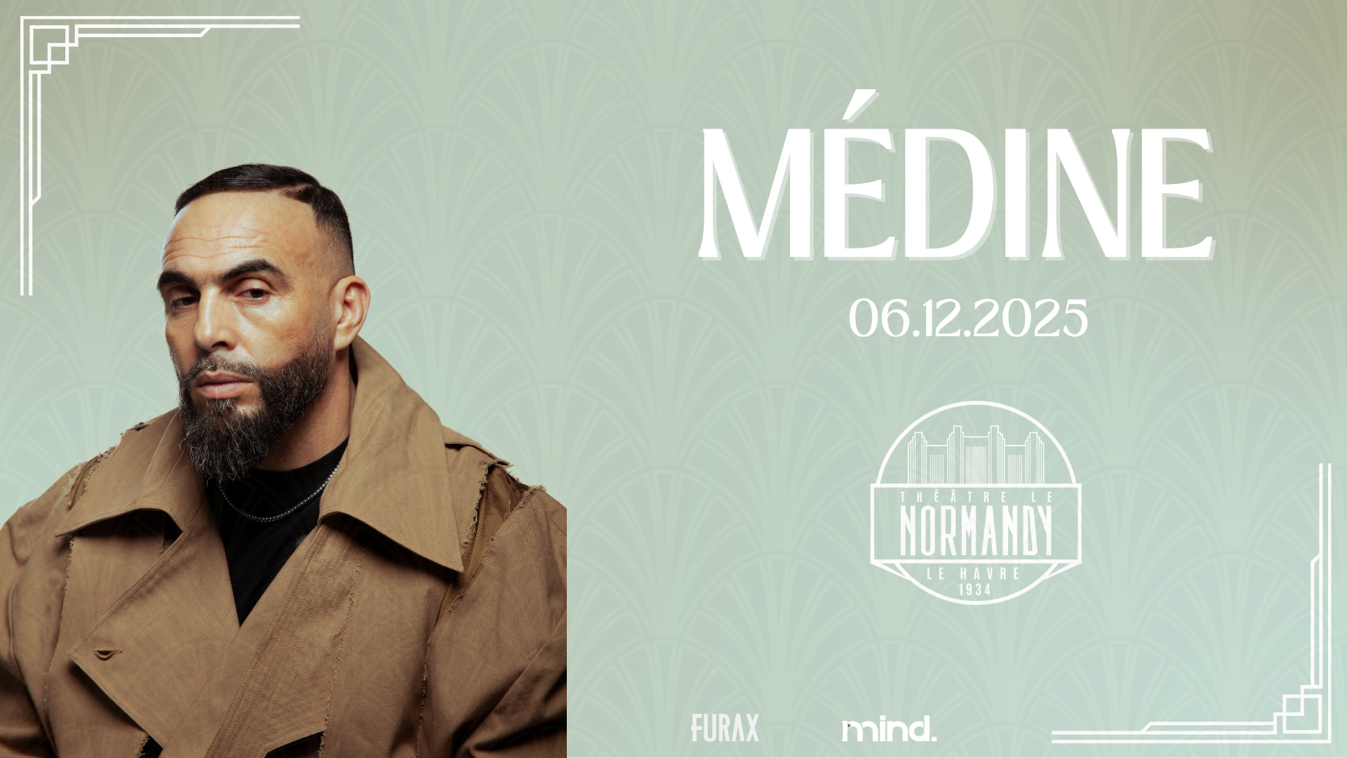 Médine revient en force avec Stentor, son nouveau projet, et fêtera son album en live au Havre le 6 décembre prochain. Ne manque pas cet événement exceptionnel, réserve ta place dès maintenant ! 🔥 