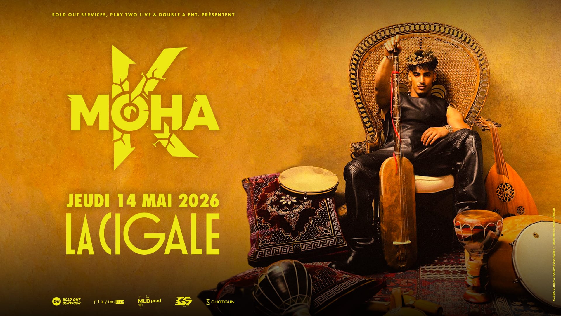 MOHA K à la Cigale - Paris