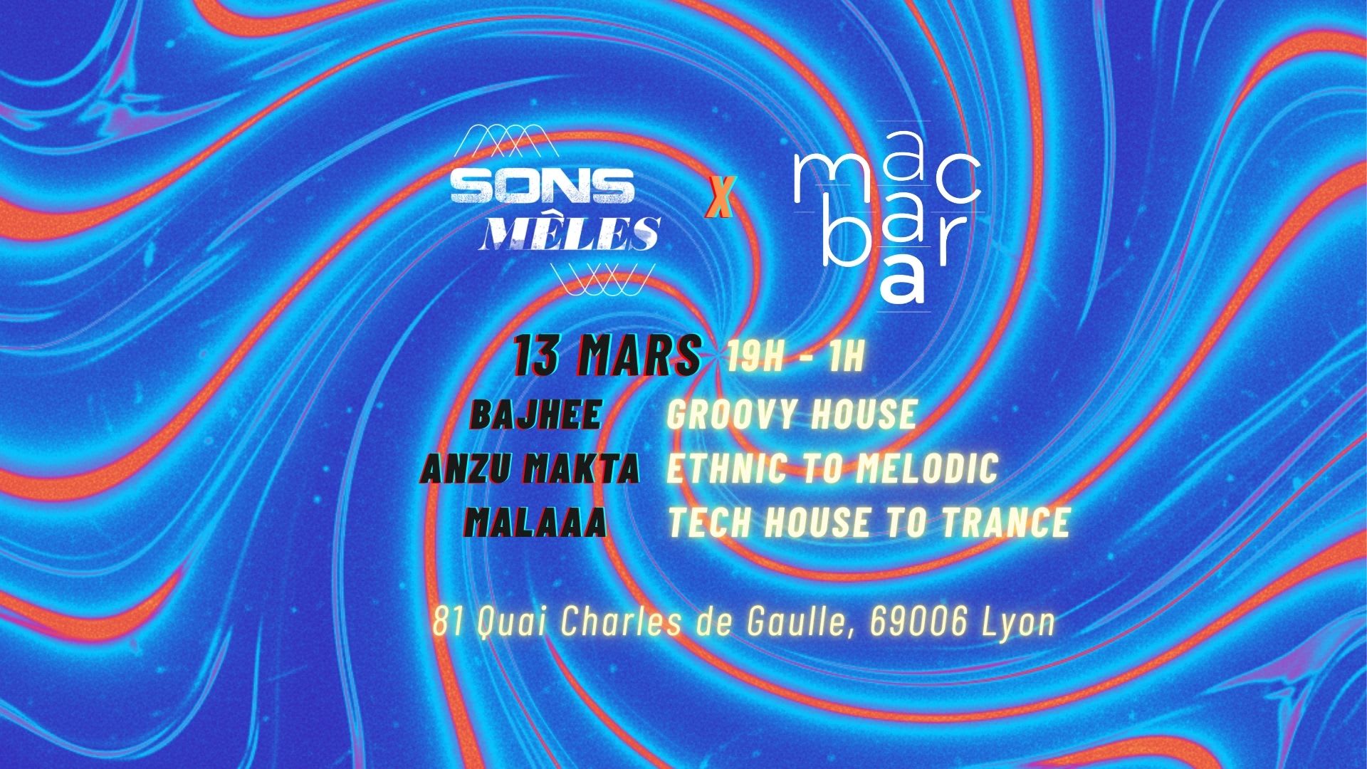 Soirée Groovy House To Trance