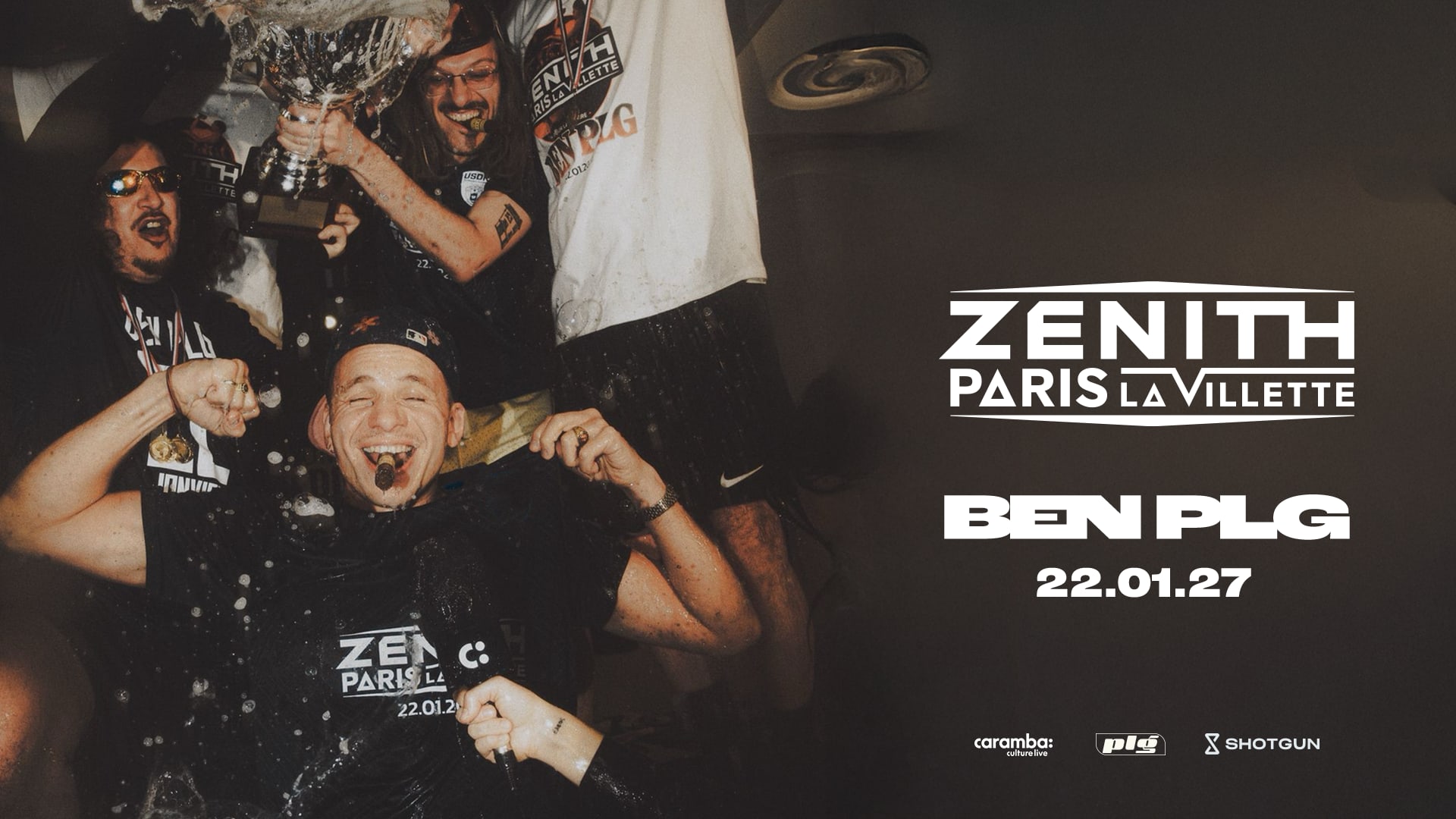 🚨 BEN plg vient d’annoncer une date au Zénith de Paris le 22 janvier 2027. Prends ta place dès maintenant 🎟️