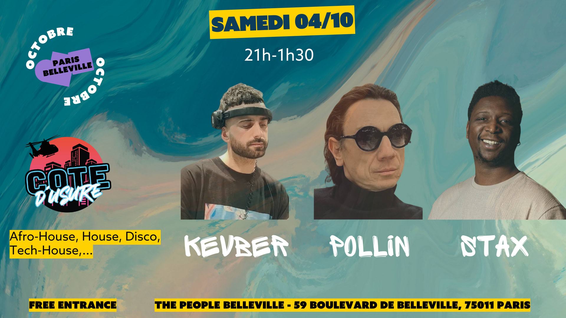 Côte D'usure Party Avec Kevber, Pollin, Stax