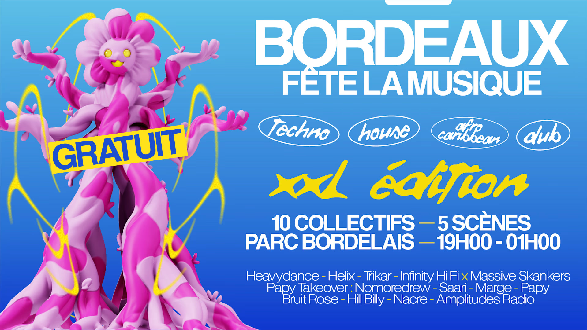 Bordeaux Fête La Musique • 5 Scènes