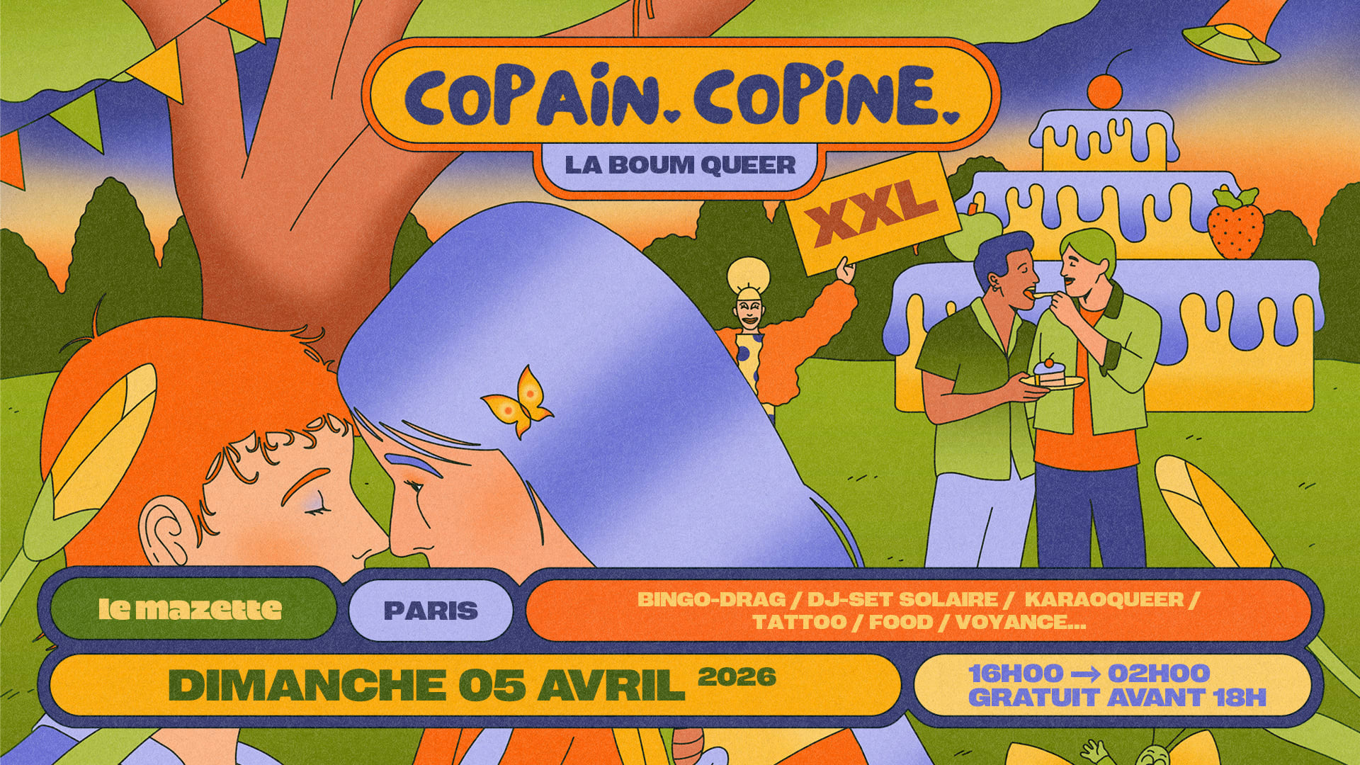 La Copain-Copine : La Boum Queer Xxl (Veille De Jour Férié)