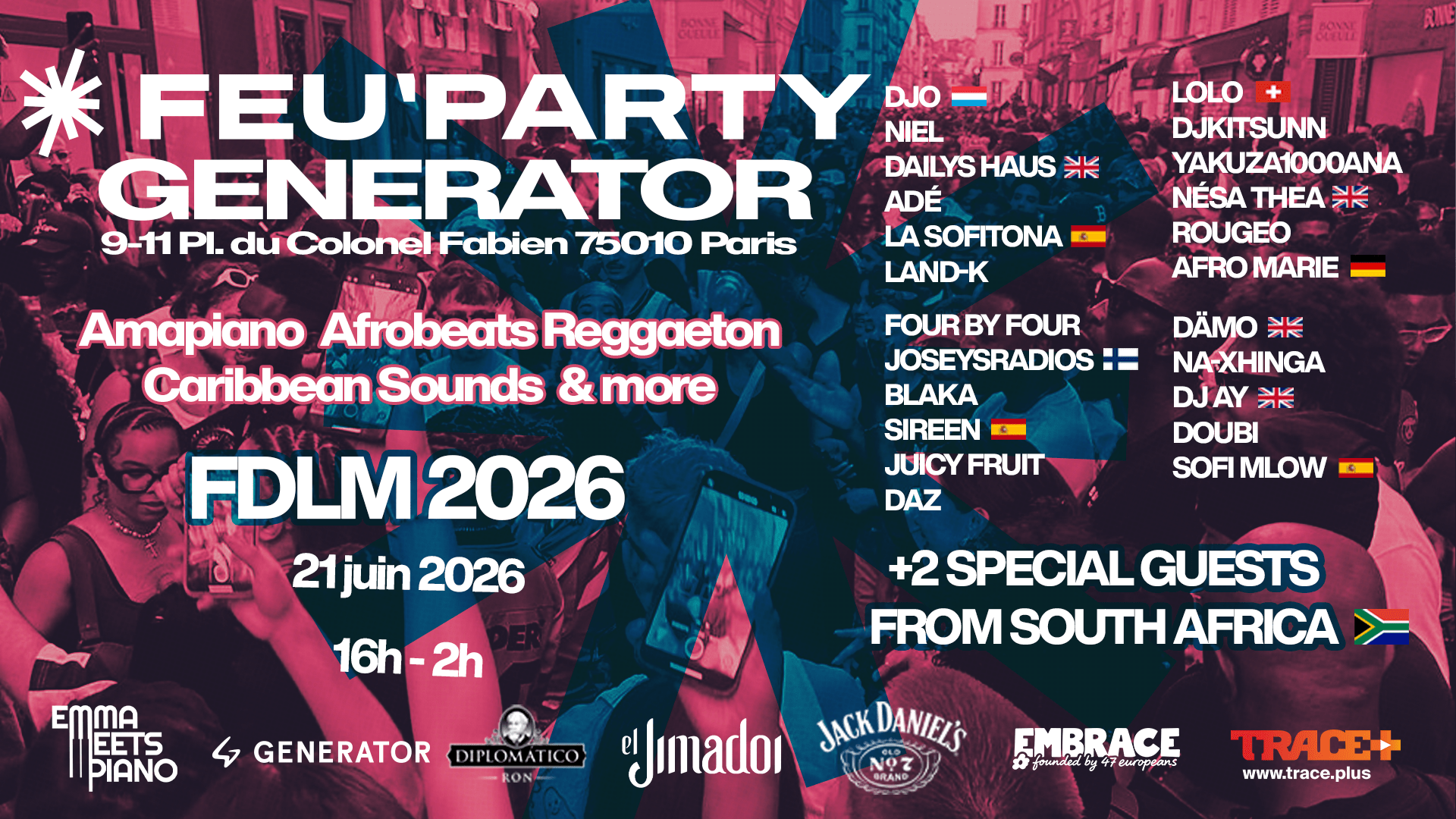 Feu'party X Generator Spécial Fête De La Musique