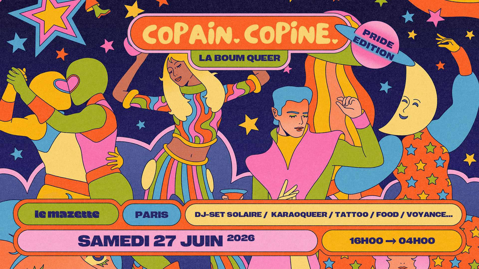 Copain-Copine, La Boum Queer - Pride Edition !