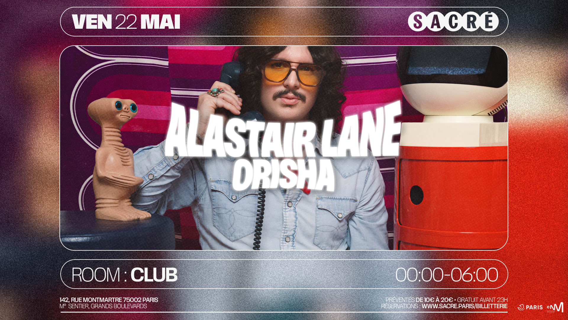 Sacré présente : Alastair Lane & Orisha