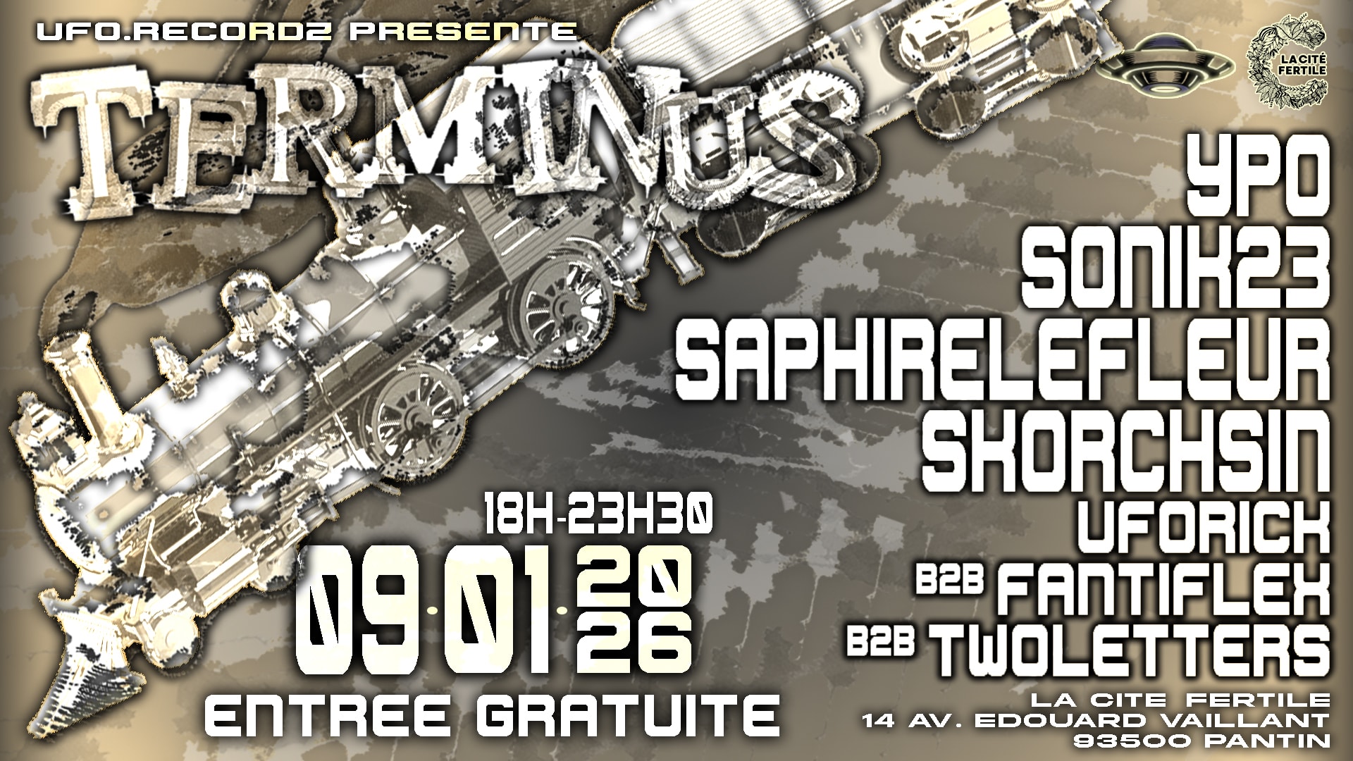 TERMINUS: UFO.recordz x La Cité Fertile