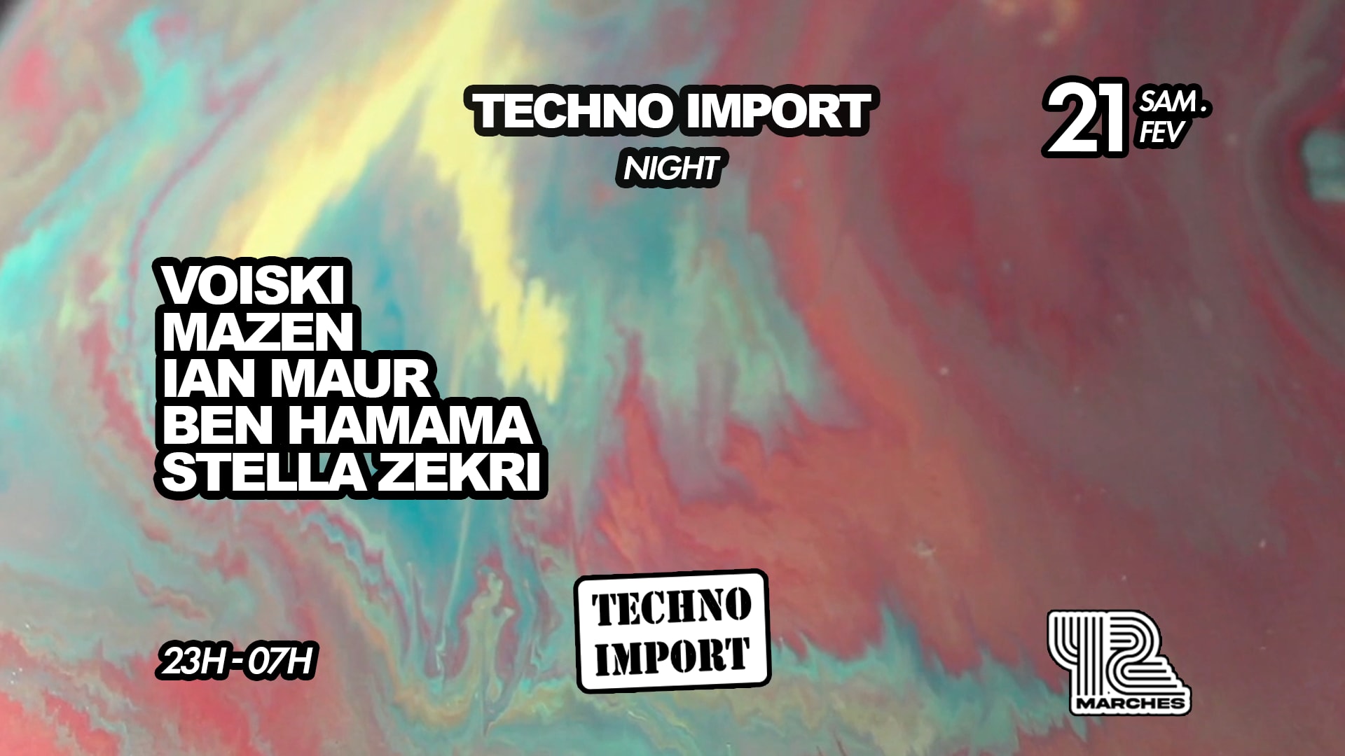 Techno Import Night W/ Voiski & Stella Zekri