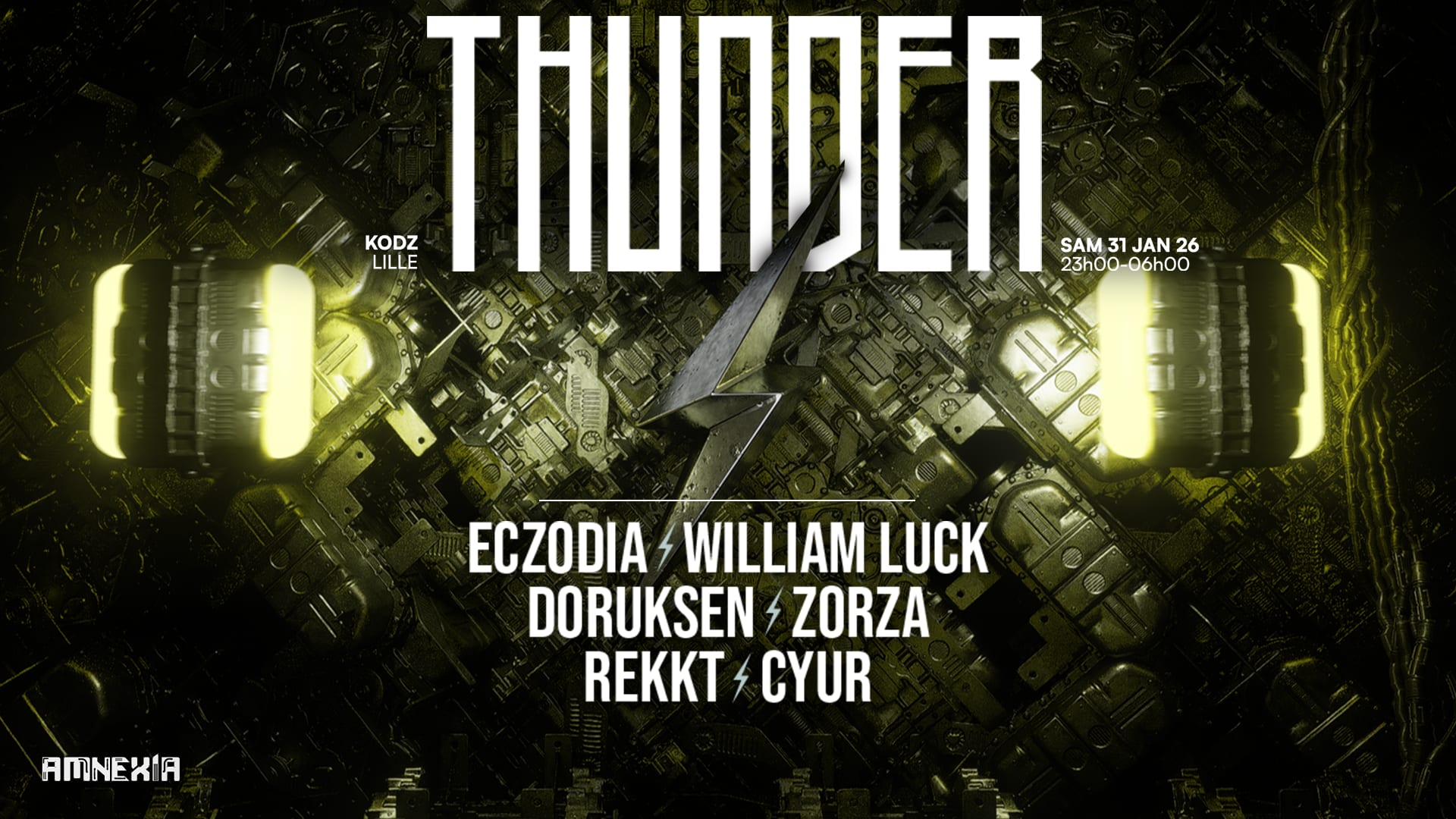 Thunder X Kodz : Eczodia, William Luck, Doruksen