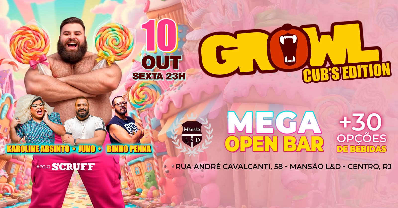 Growl - Cub's Edition - Open Bar