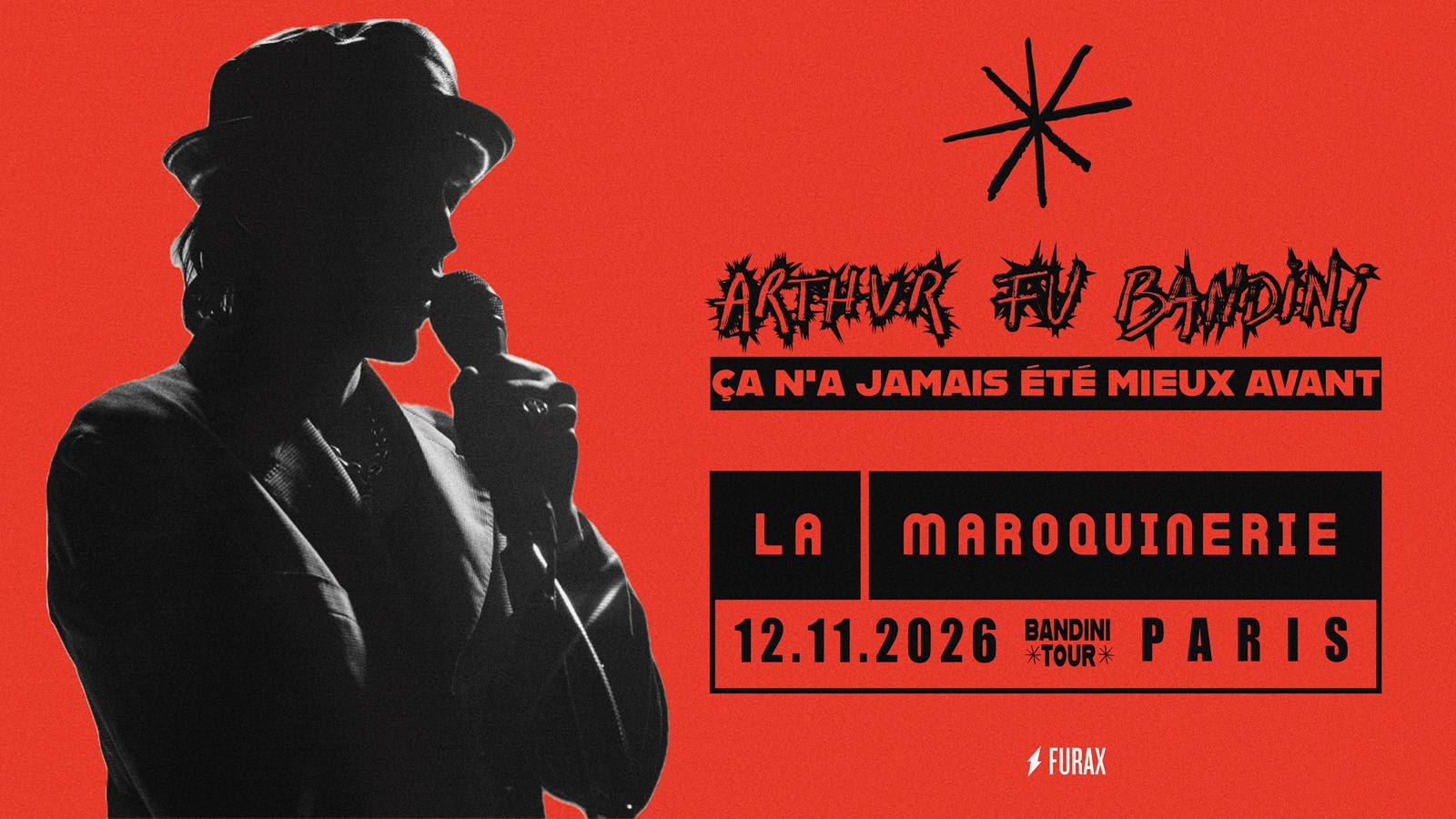 Arthur Fu Bandini en concert à La Maroquinerie