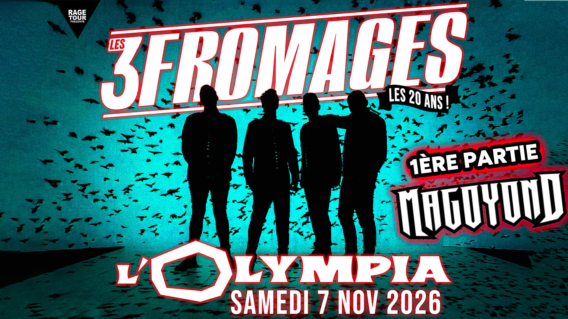 Les 3 Fromages + Magoyond à L'Olympia
