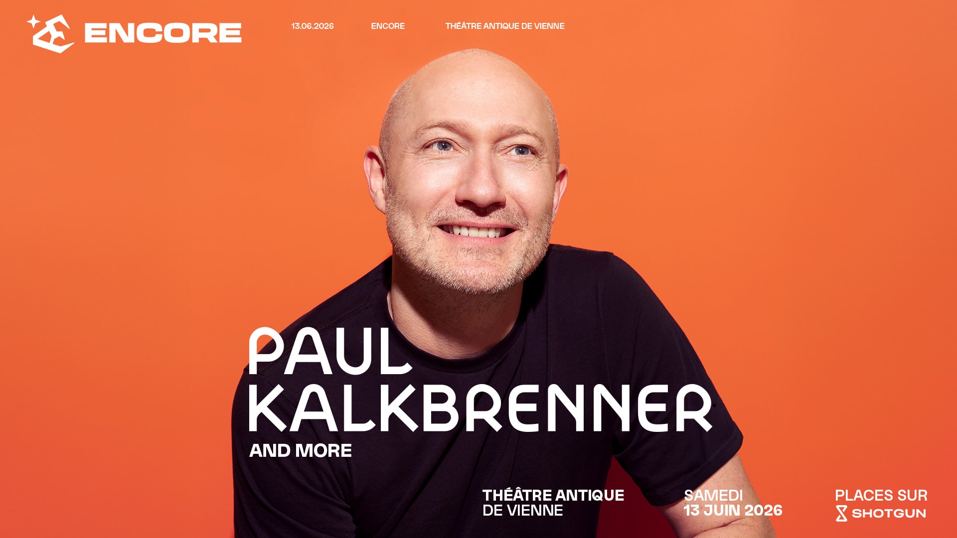 Le légendaire DJ et producteur allemand Paul Kalkbrenner se produira dans le lieu mythique du Théätre Antique de Vienne le 13 juin 2026. Les places sont disponibles maintenant, ne tarde pas 🔥👇
