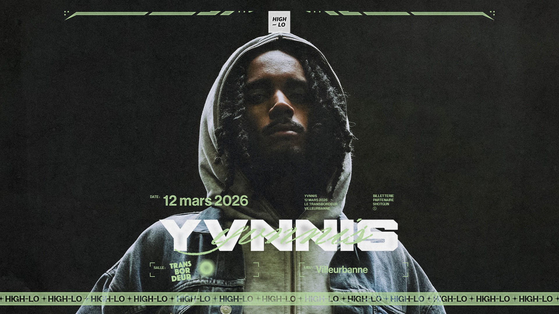 🔥YVNNIS débarque au Transbordeur ! La figure montante du rap français vient retourner la scène lyonnaise le 12 mars, attends-toi à du vrai banger en live. Places limitées donc dépêche-toi 💣