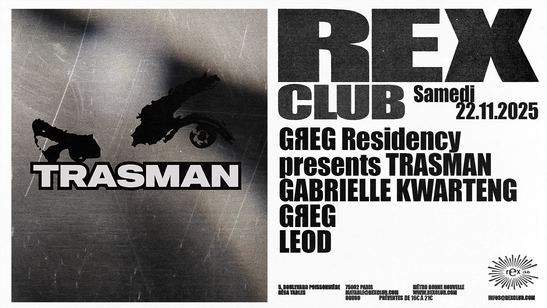 Greg Residency Presents Trasman Gabrielle Kwarteng Greg Leod