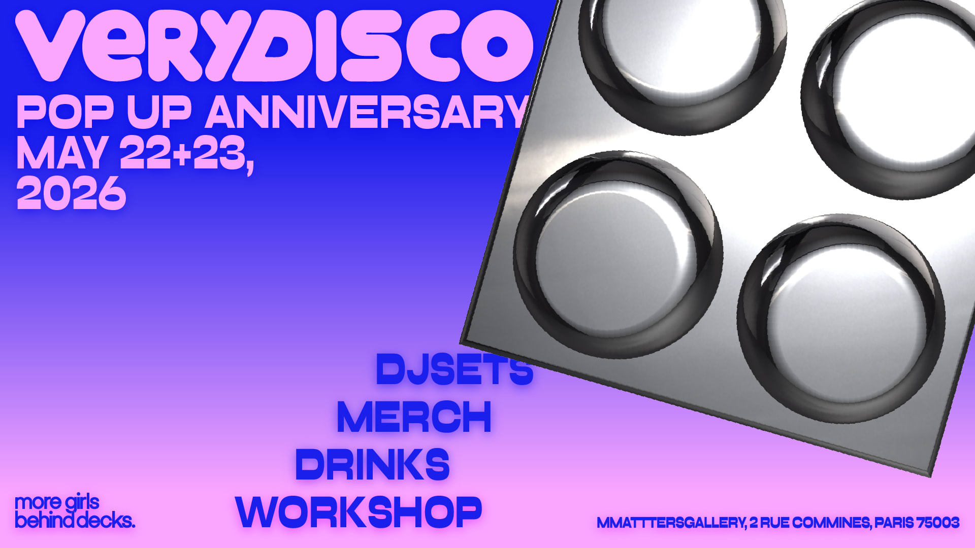 Very Disco Pop Up Anniversary