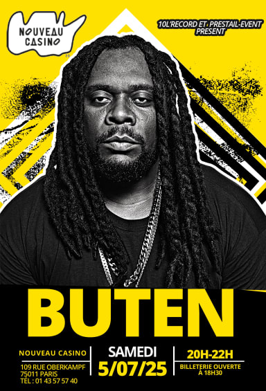 buten /concert au nouveau casino paris