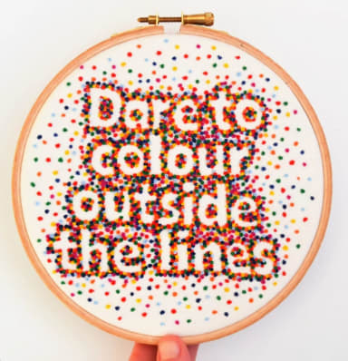 Embroidery with Jeanne