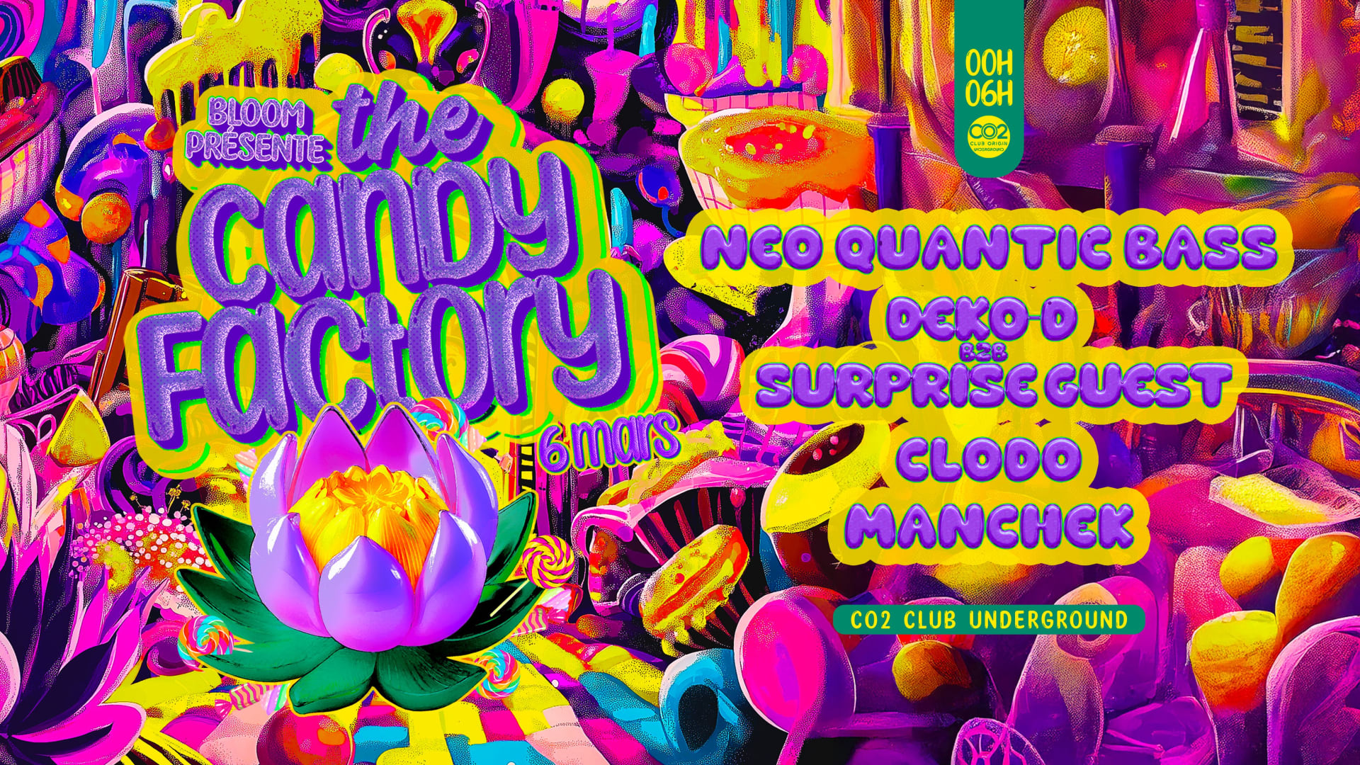 Bloom Présente : The Candy Factory